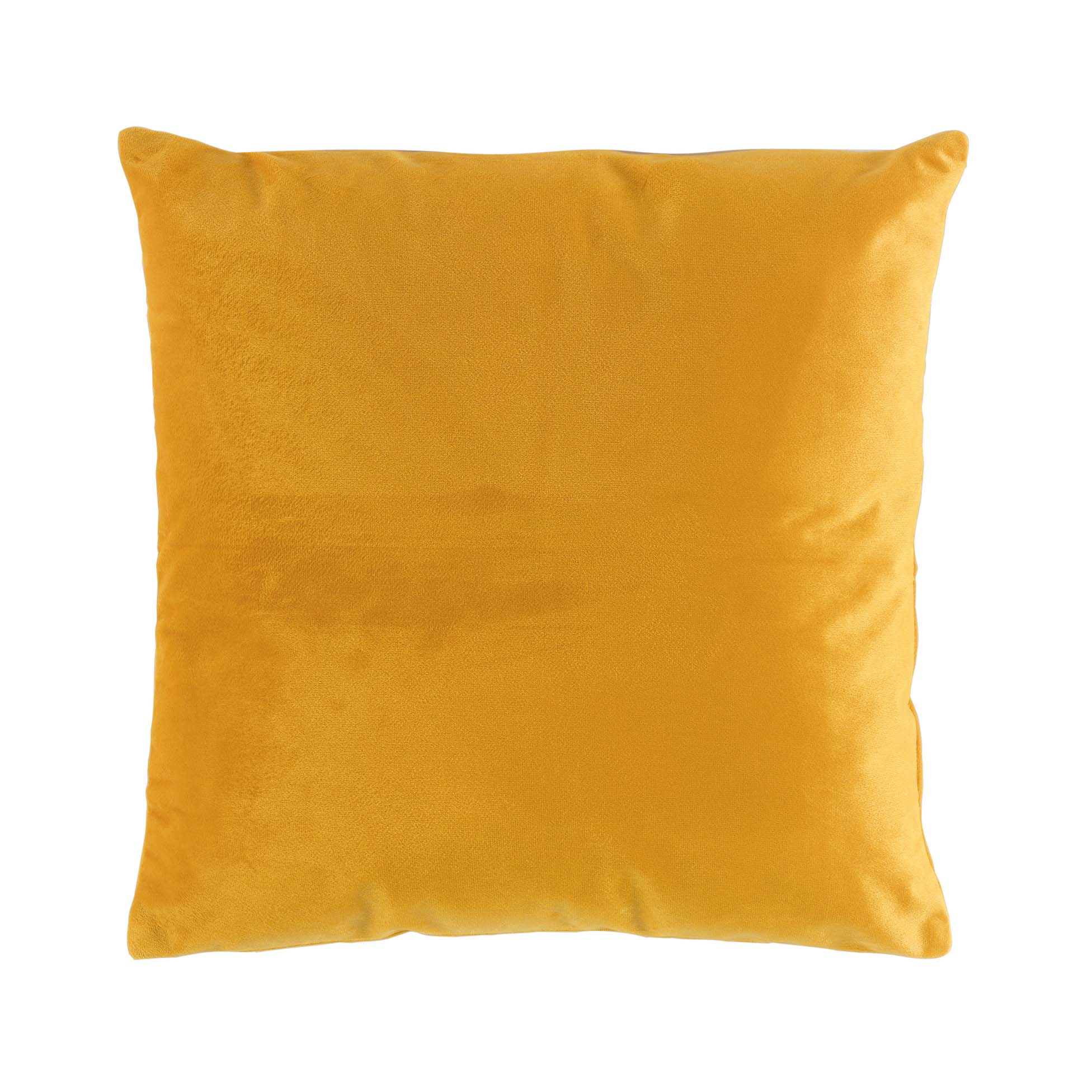 Coussin velours Velvetina Jaune