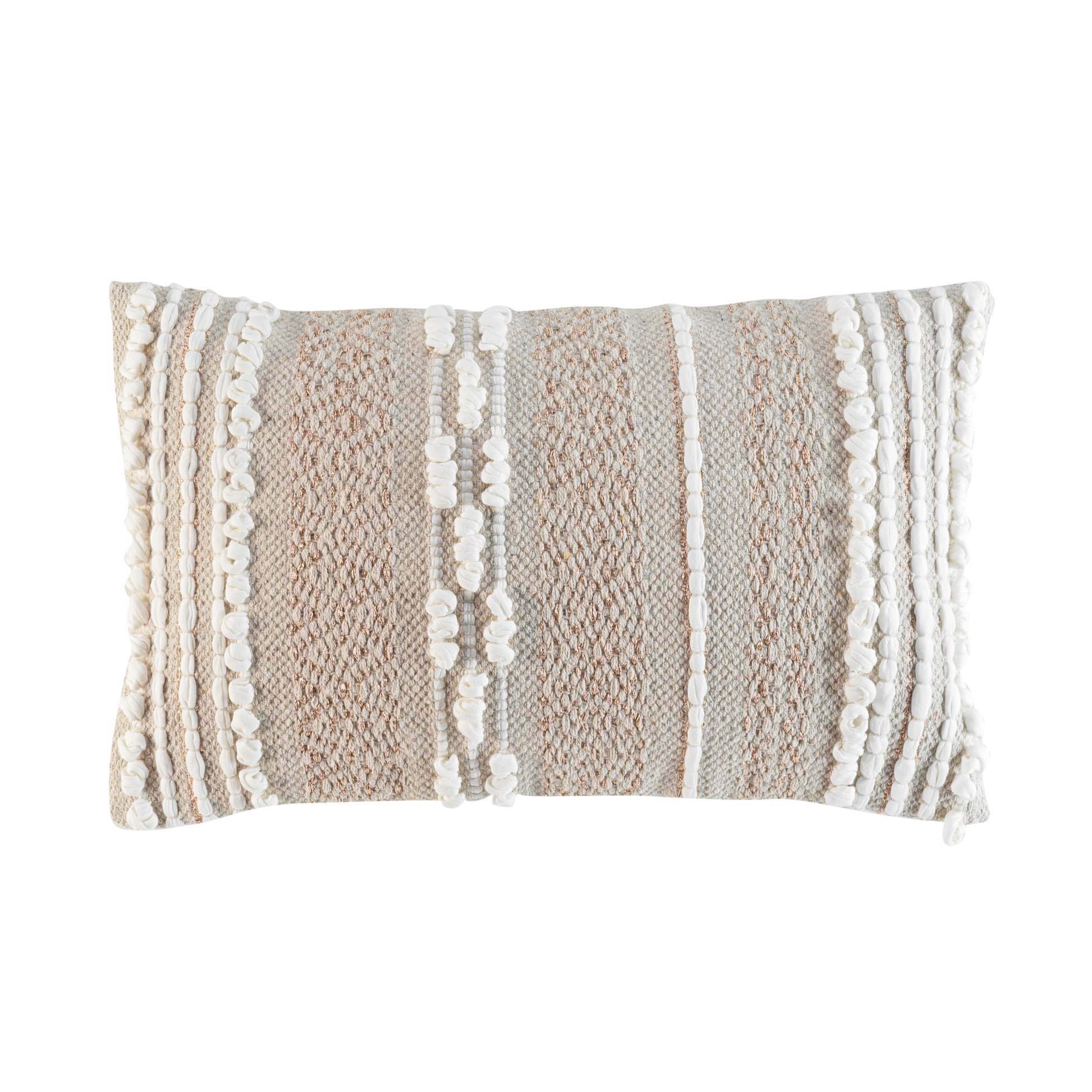 Coussin polycoton 30 x 50 cm Blanca