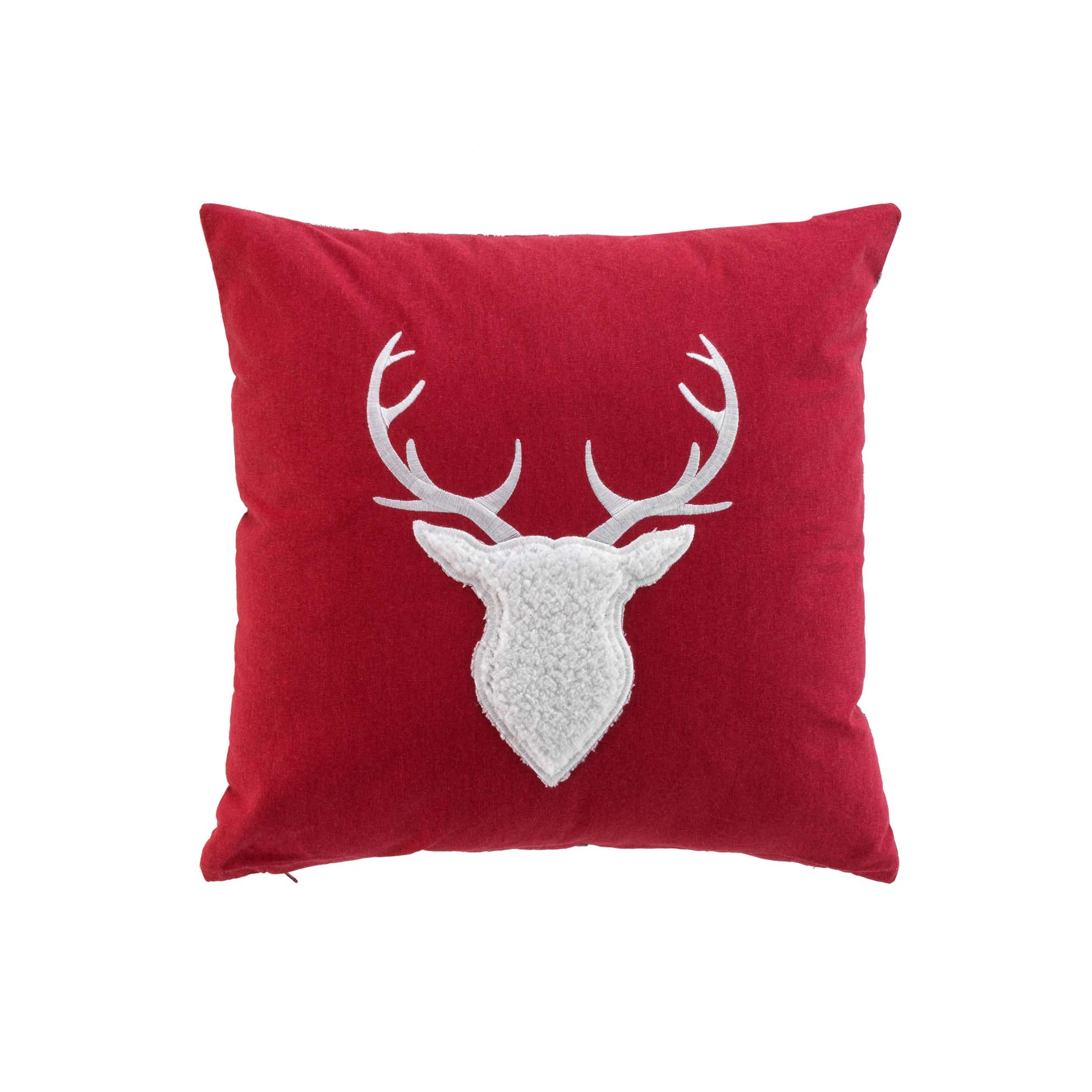 Coussin dehoussable 40 x 40 cm Heidi le cerf