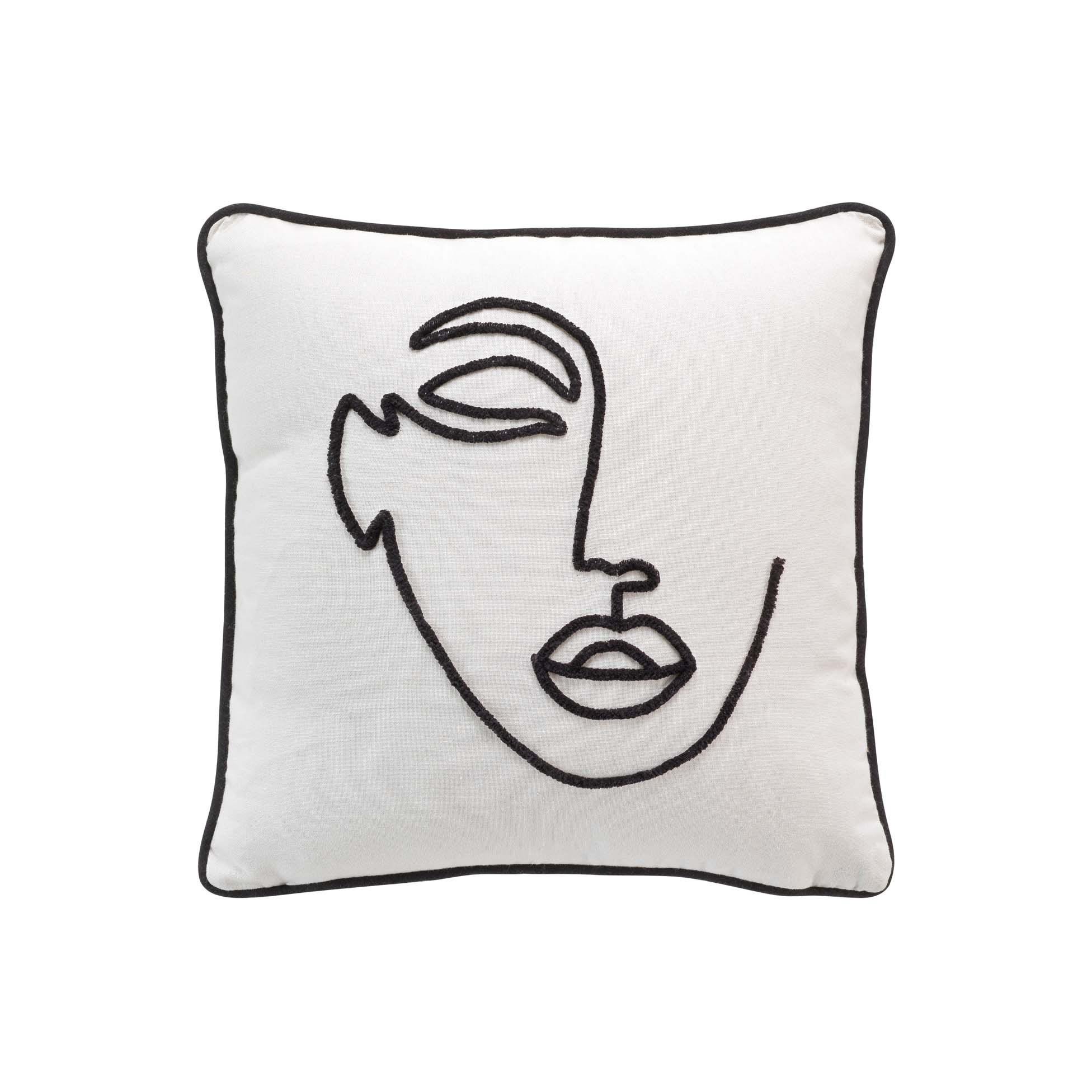 Housse de Coussin fantaisie demy 40 x 40 cm