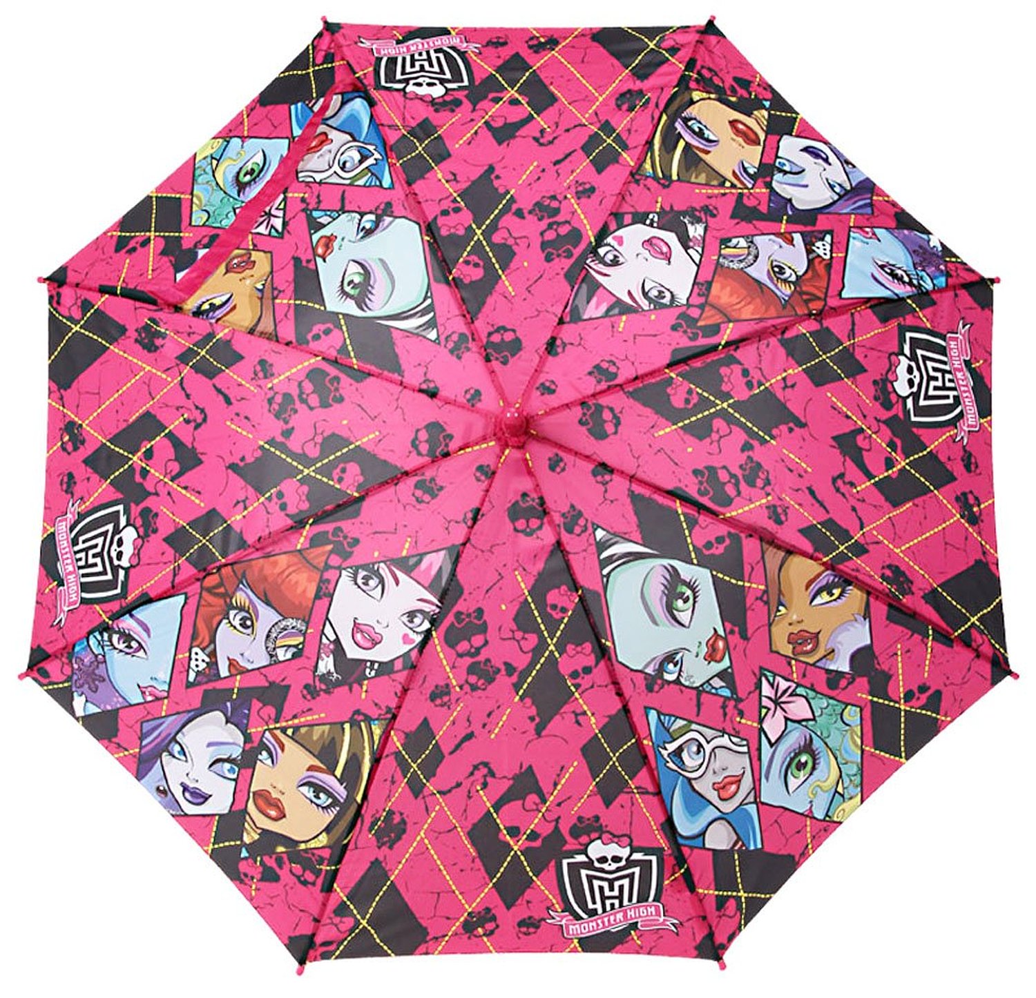 MONSTER HIGH Parapluie automatique rose 48 cm