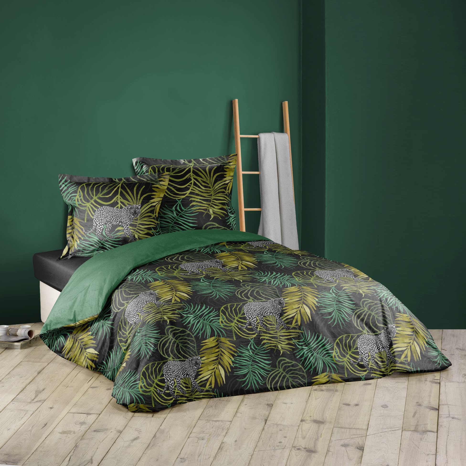 Parure Housse de couette Collection Tropical Green