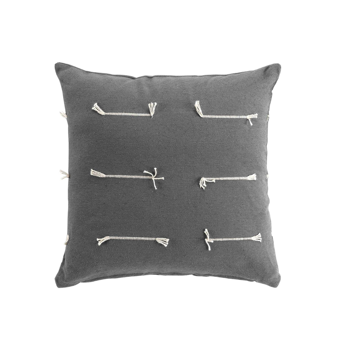 Housse de Coussin 40x40cm Fileos anthracite