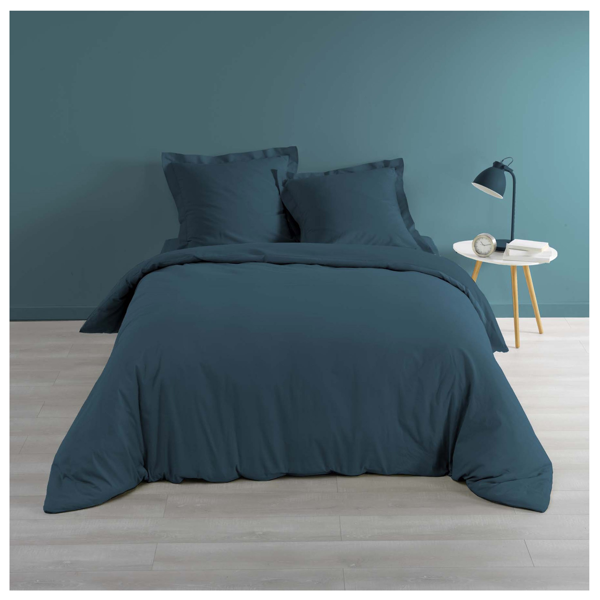 Housse de couette Percale 240 x 220 cm Percalines Bleu