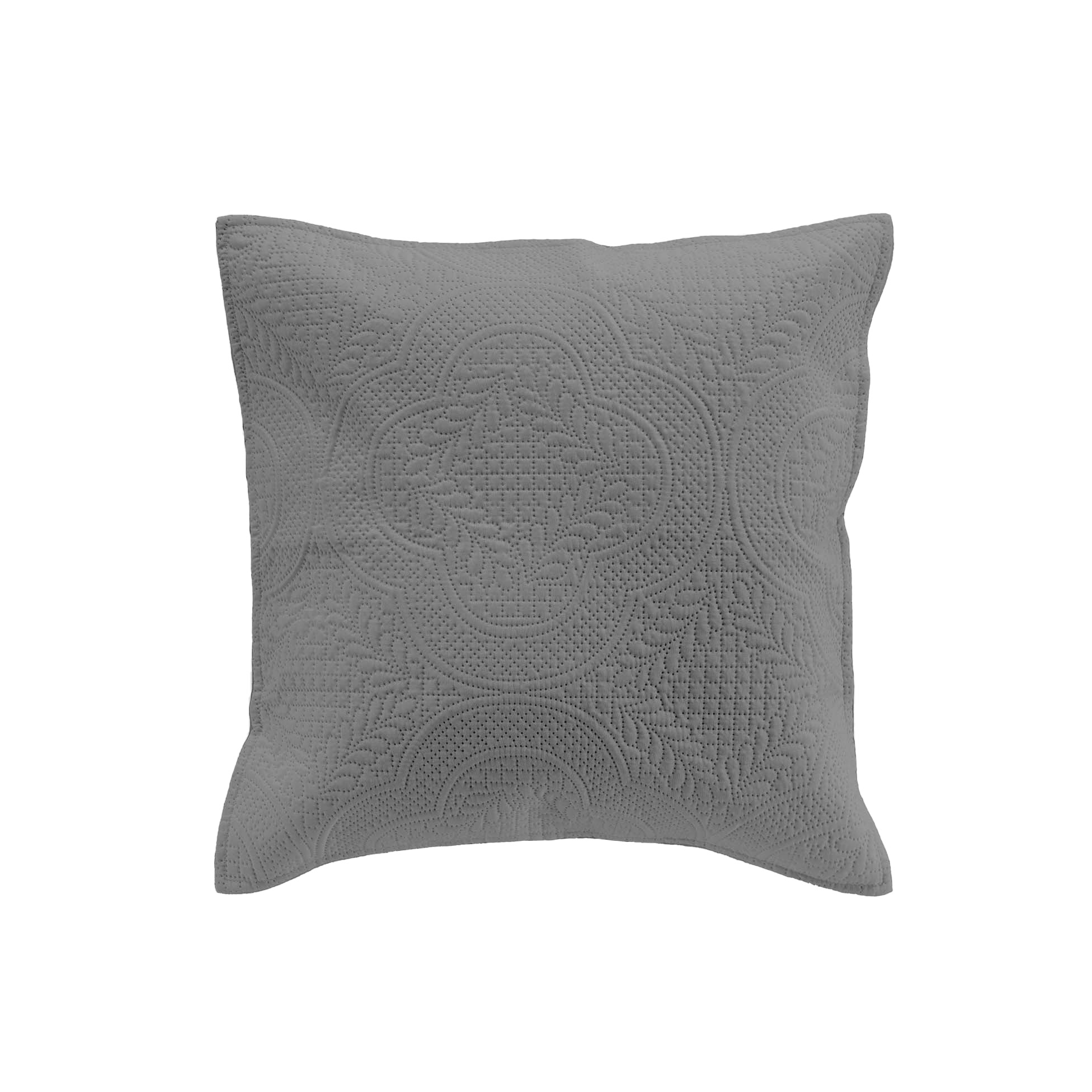 Housse de Coussin 40 x 40 cm Romano anthracite