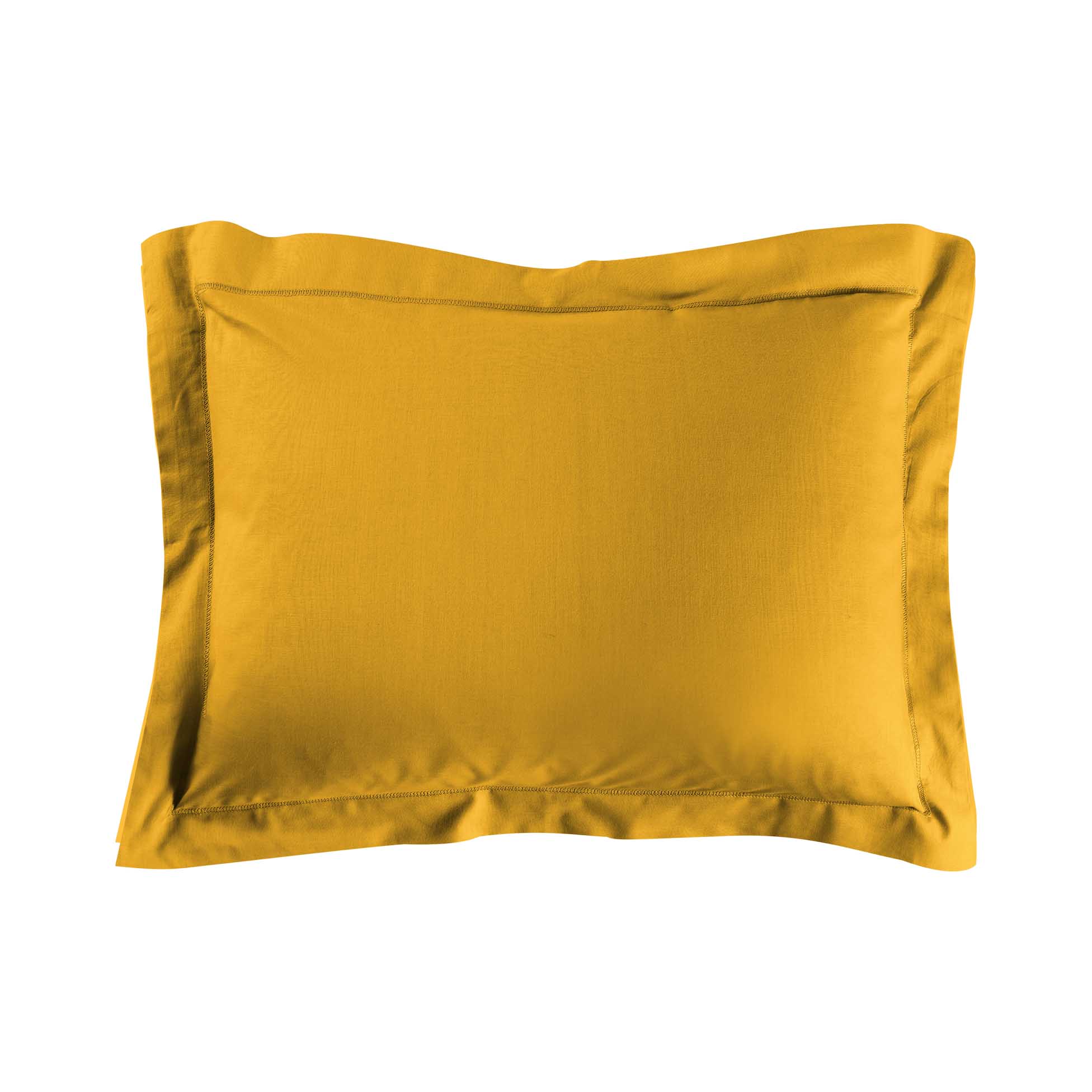 Taie d'oreiller 50 x 70 cm Couleur emotion jaune curry