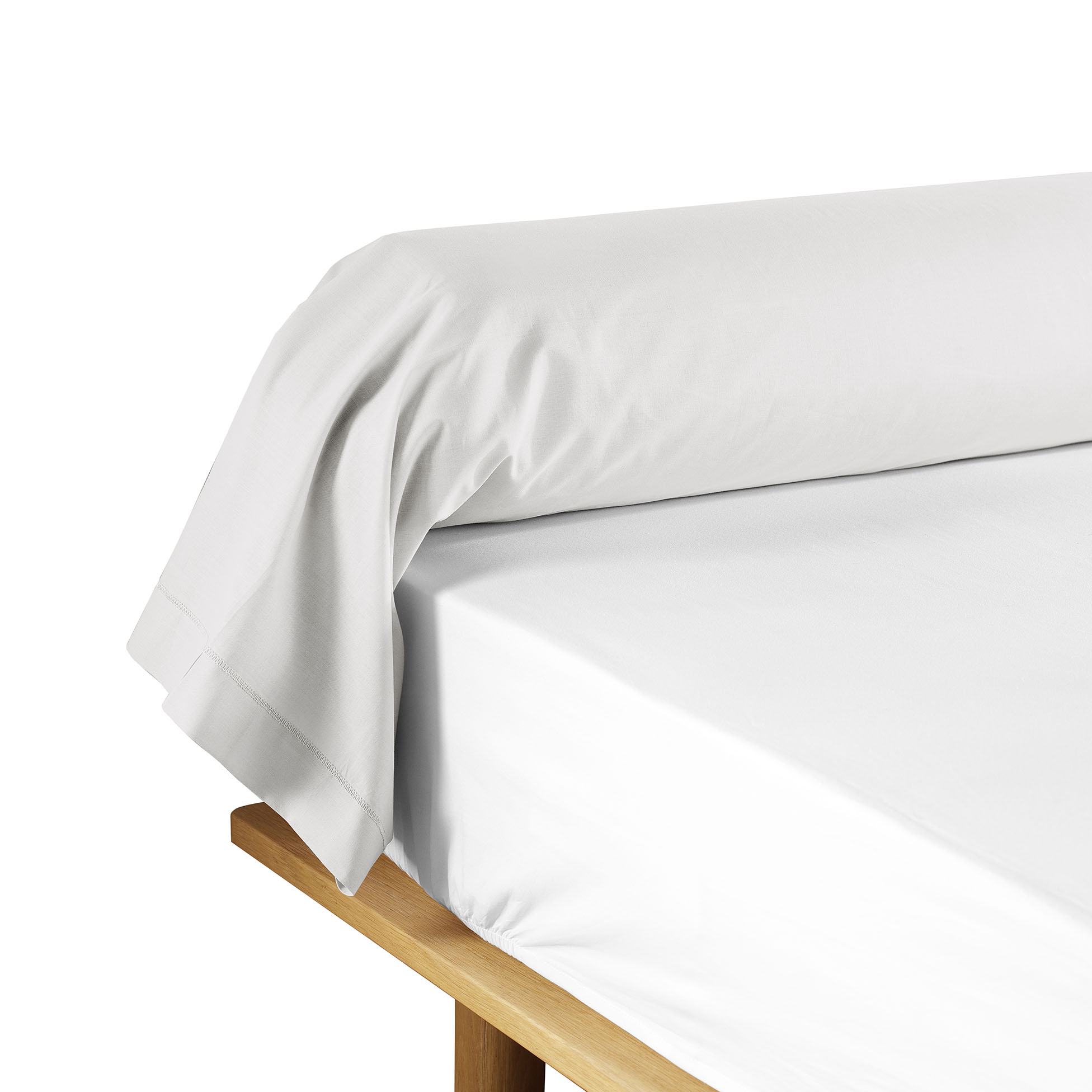 Taie de traversin 85 x 185 cm Couleur emotion blanc