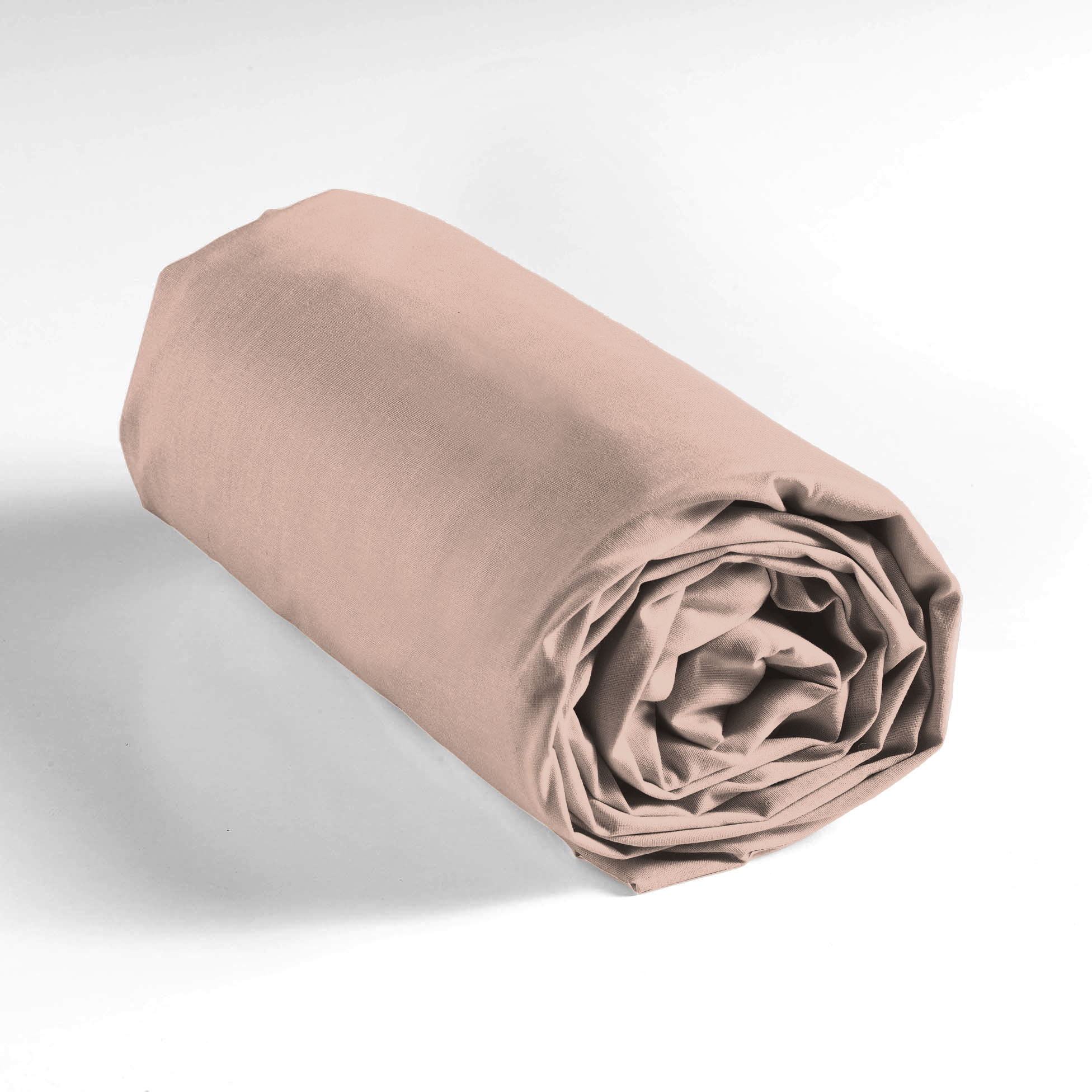 Drap housse 160 x 200 cm Couleur emotion rose