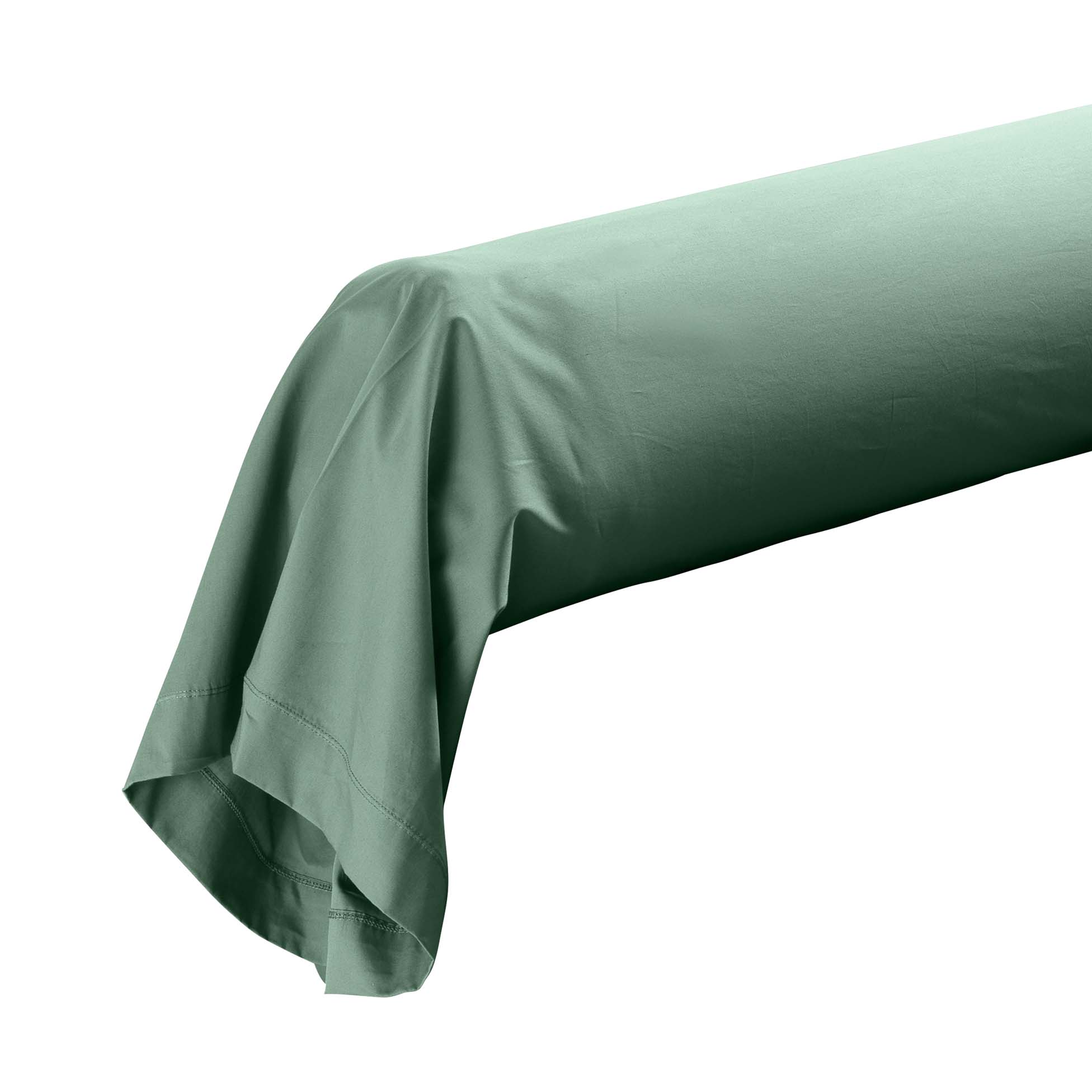 Taie de traversin 85 x 185 cm Percale de coton tilleul