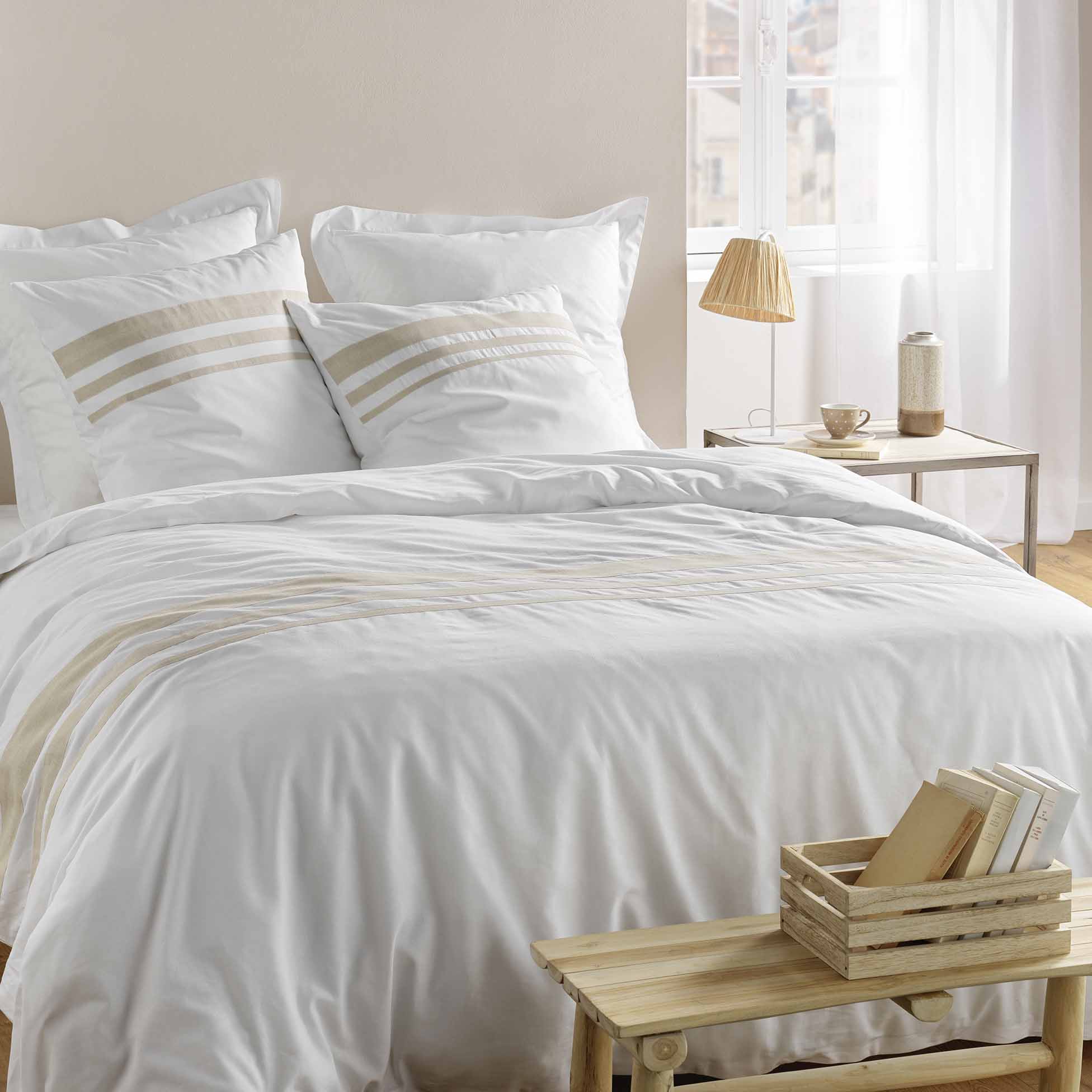 Housse de couette + 2 taies Collection Margaux