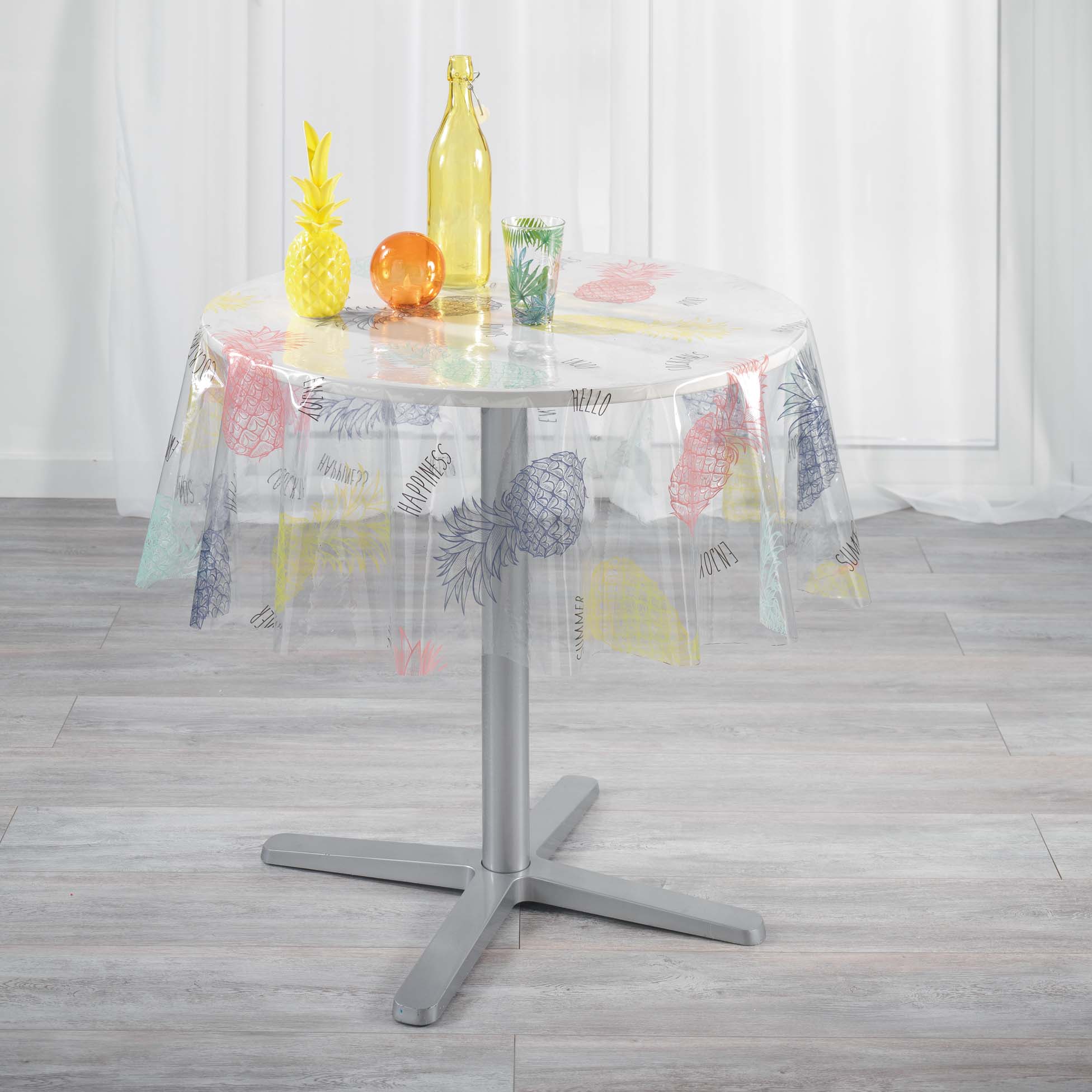 Nappe cristal Hello Ananas 140cm