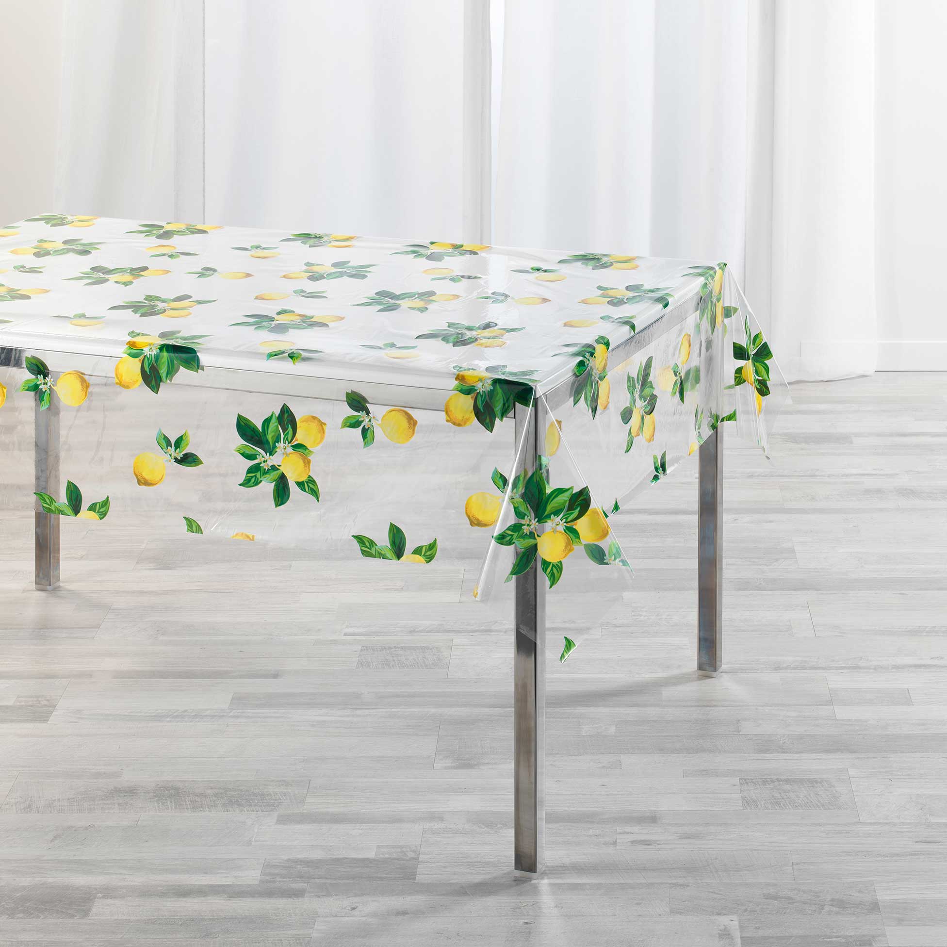 Nappe en PVC transparente Citronello