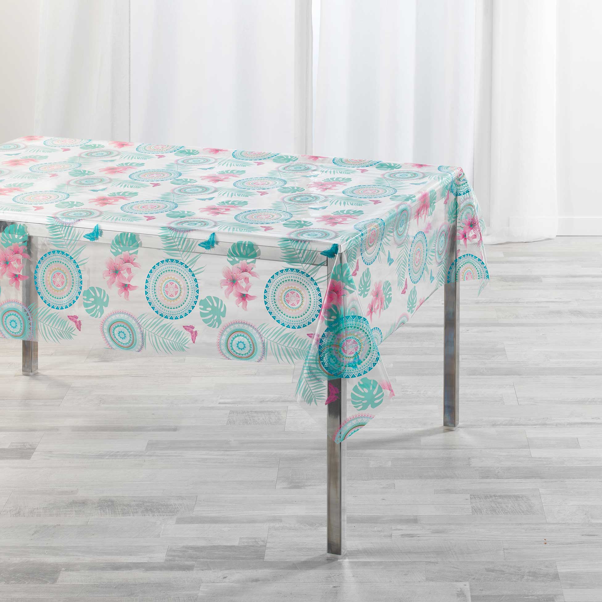 Nappe en PVC transparente Damanlys