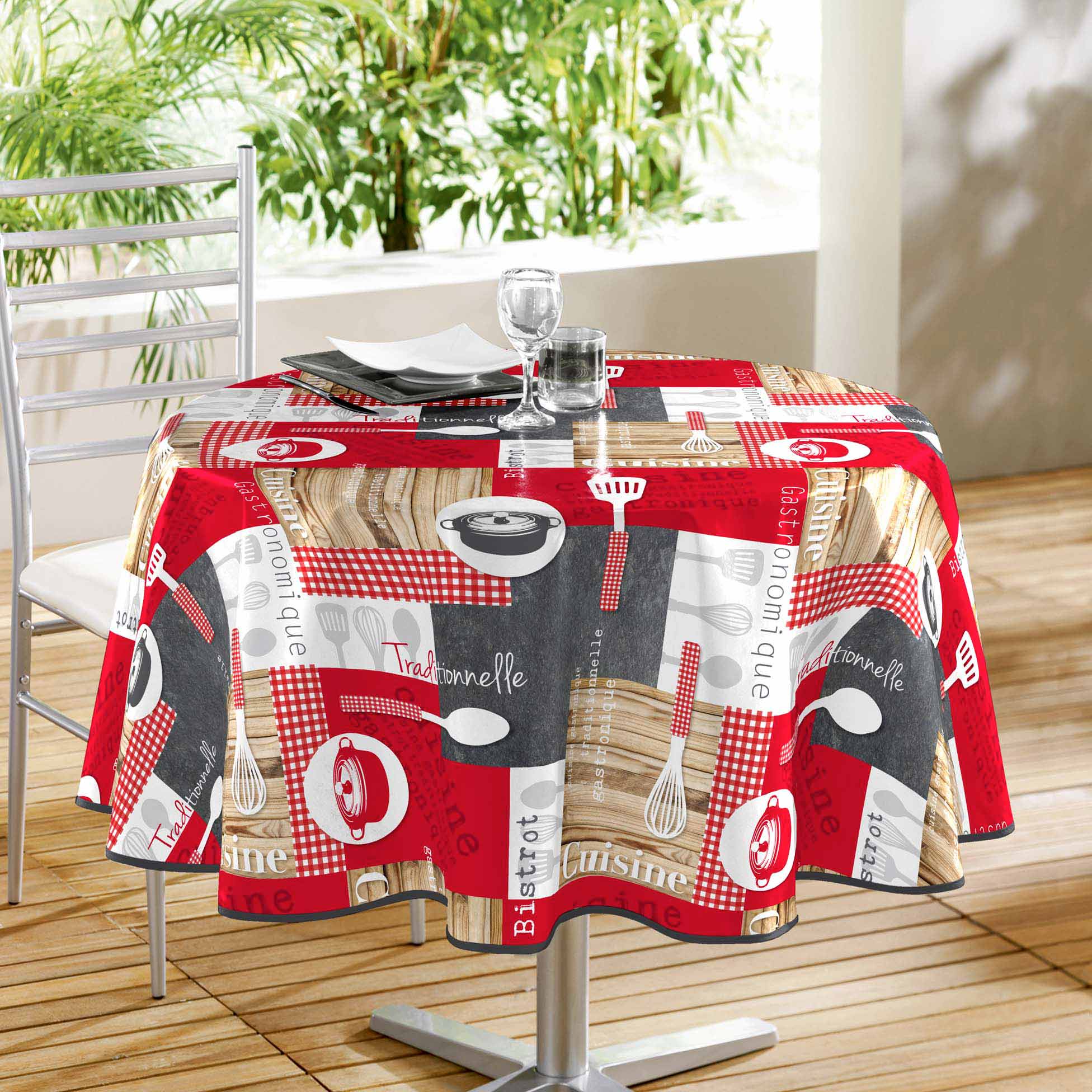 Nappe ronde Collection Bistrot
