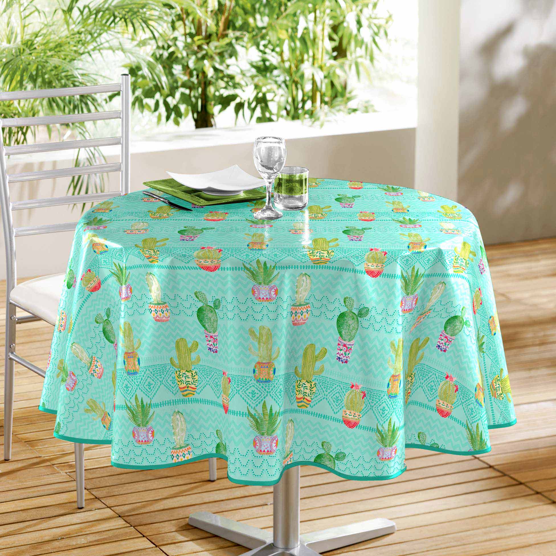 Nappe ronde Collection Melo Cactus