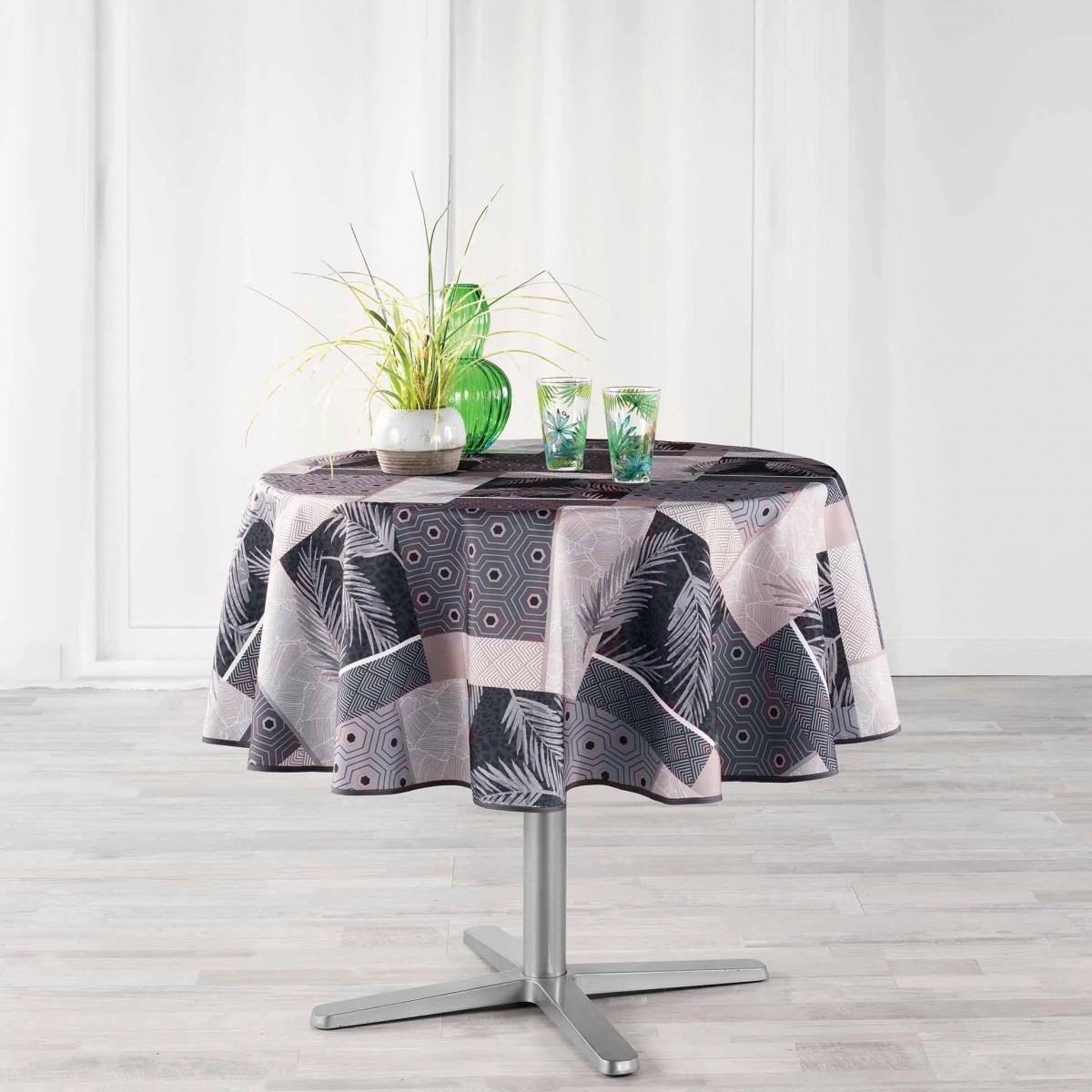 Nappe Geopaon Gris 180 cm