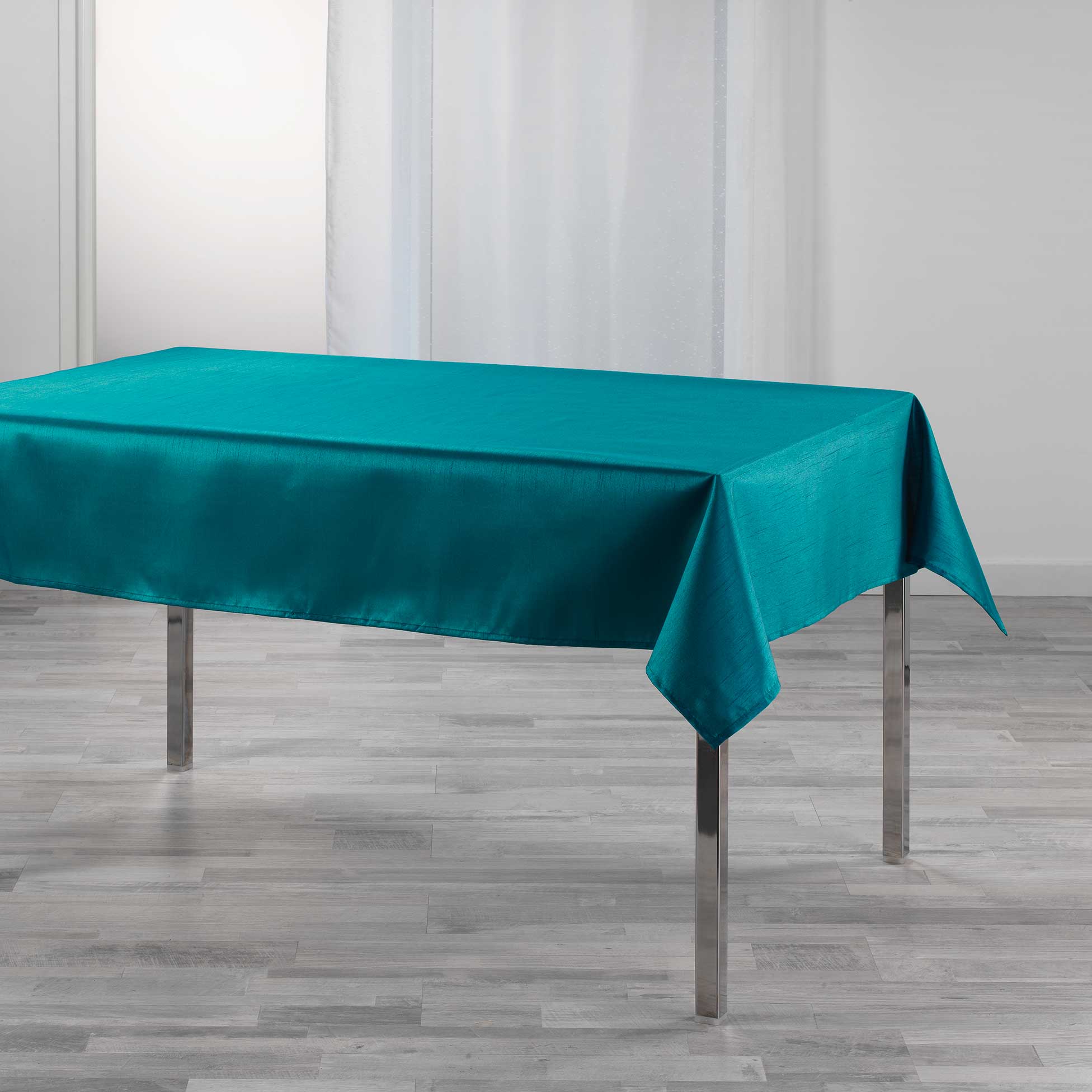 Nappe 140x240cm Shana bleu