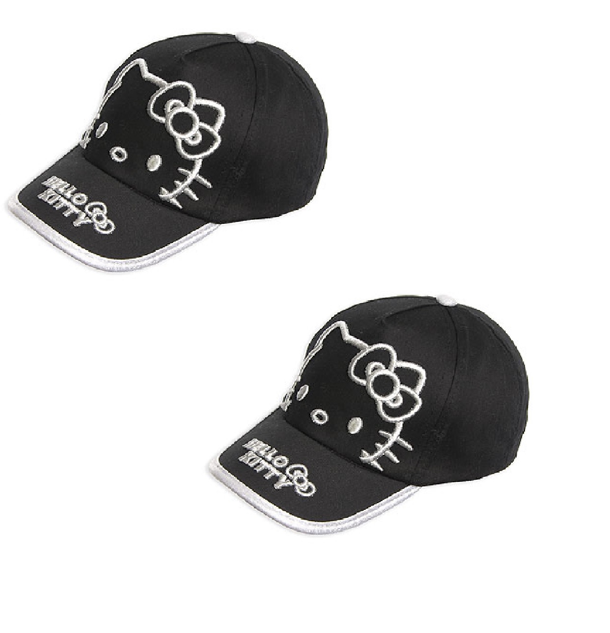 HELLO KITTY Casquette noire et blanche