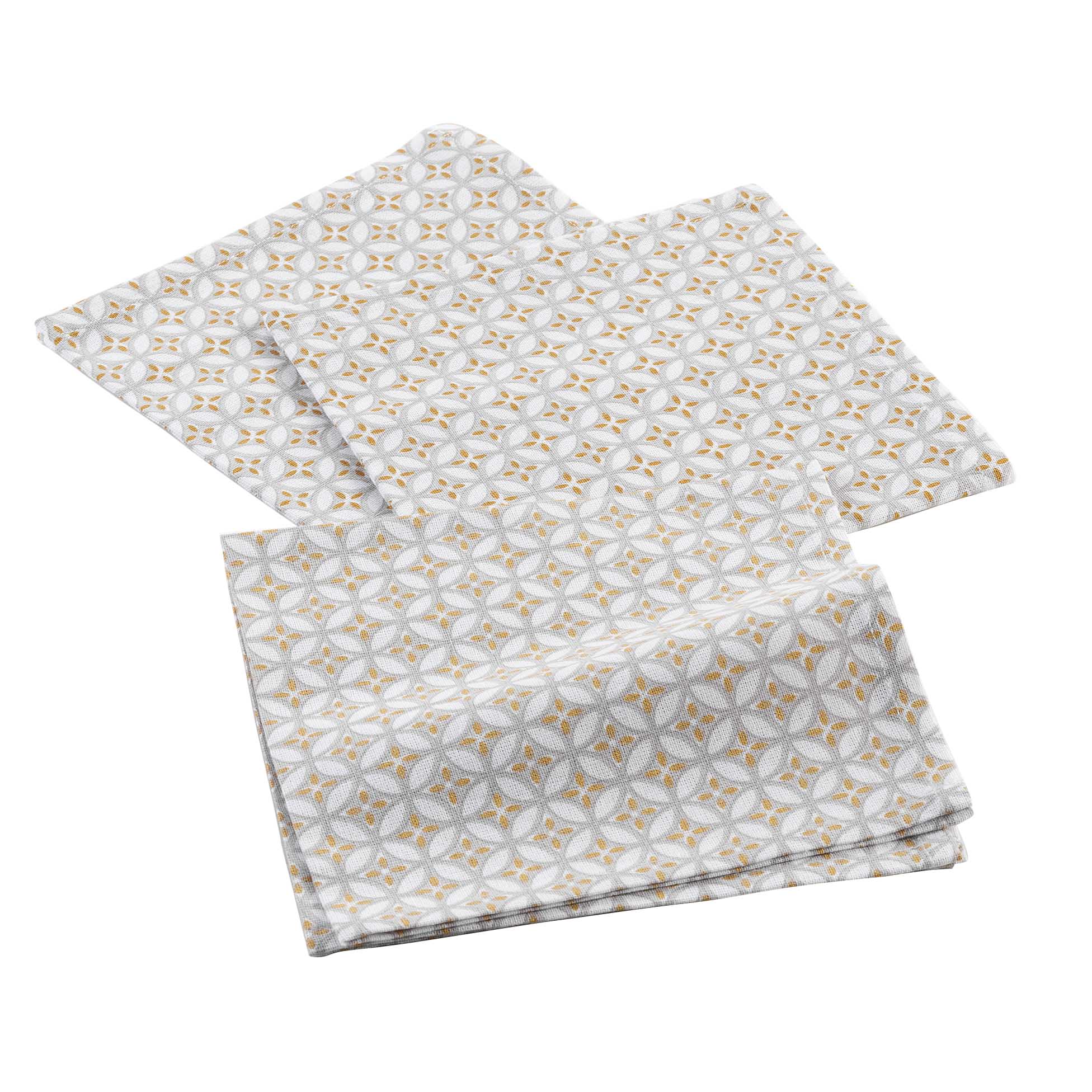 3 Serviettes de table coton Azelia