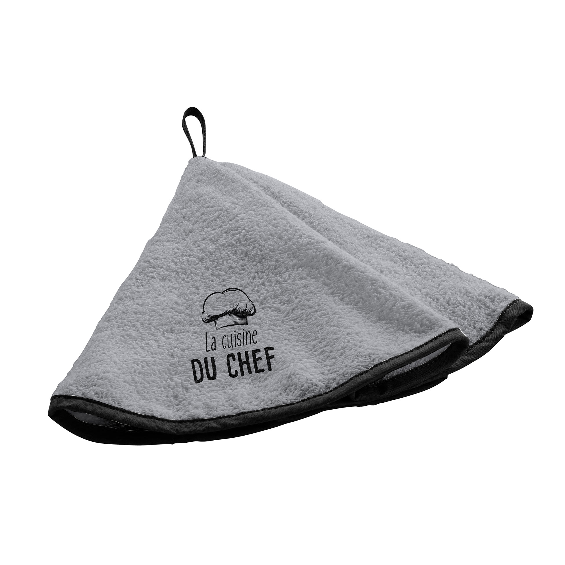 Essuie main Torchon La toque du chef gris