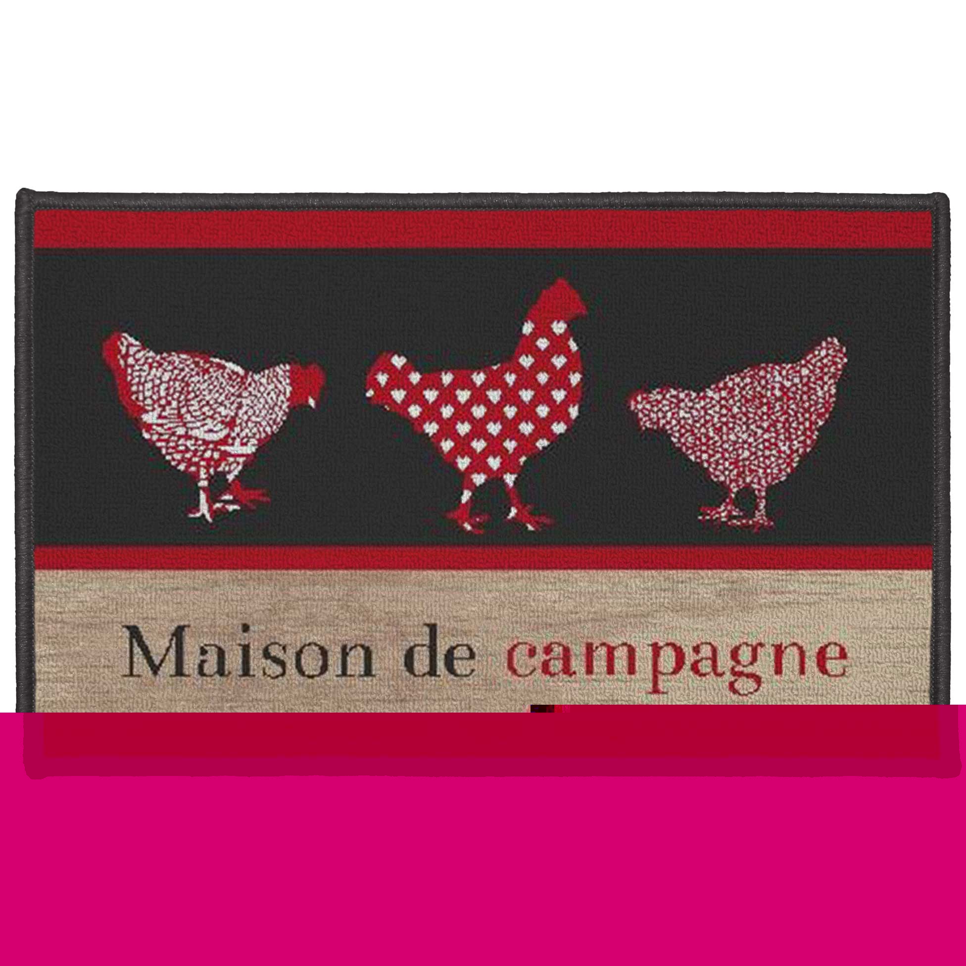 Tapis multi usages 50 x 80 cm Maison de campagne