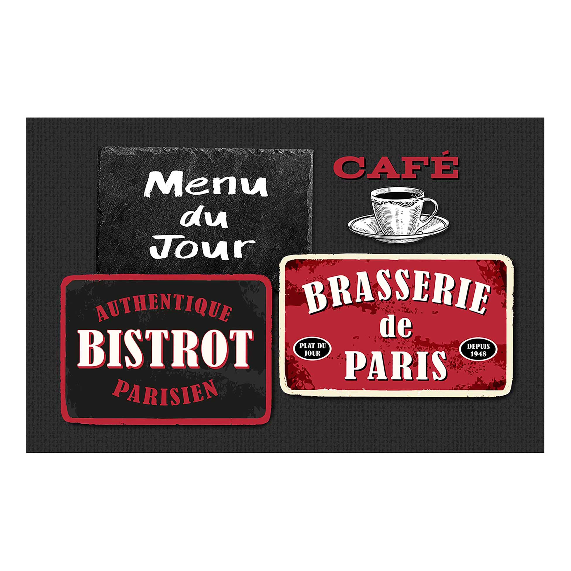 Set de table Bistrot parisien