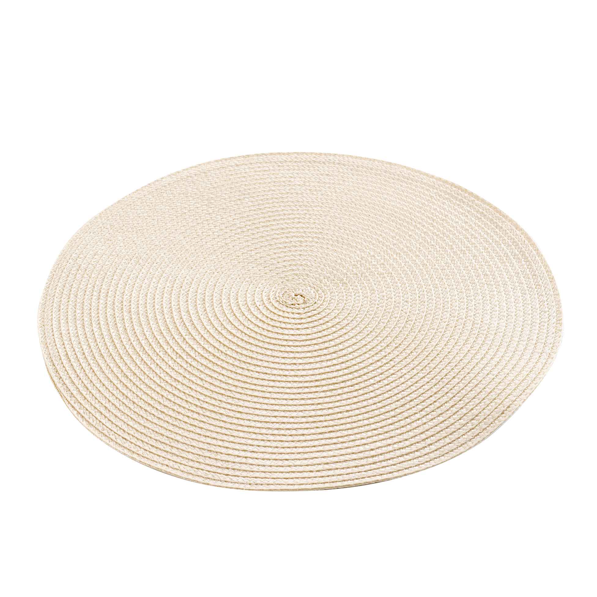 Set de table rond 35 cm polypropylene zebulon naturel