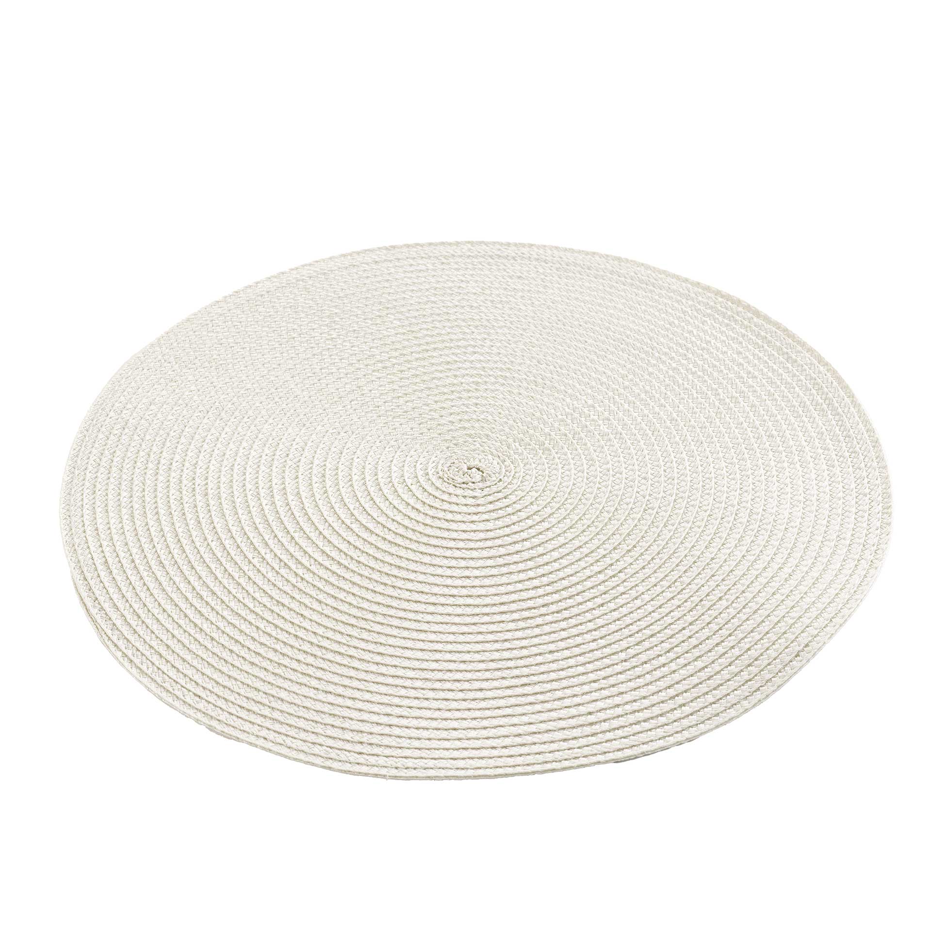 Set de table rond 35 cm zebulon ivoire