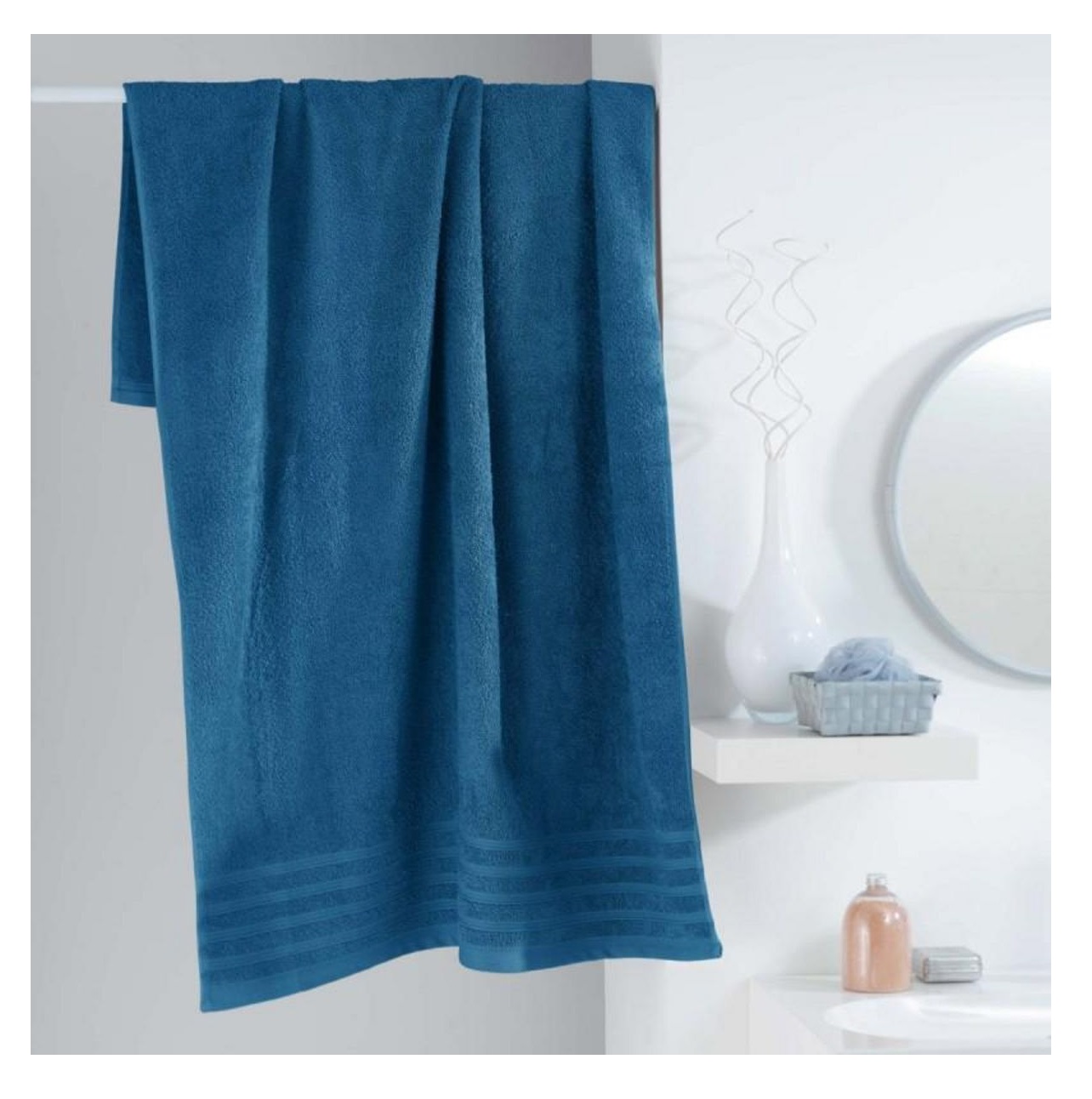 Drap de bain 90 x 150 cm Vitamine petrole