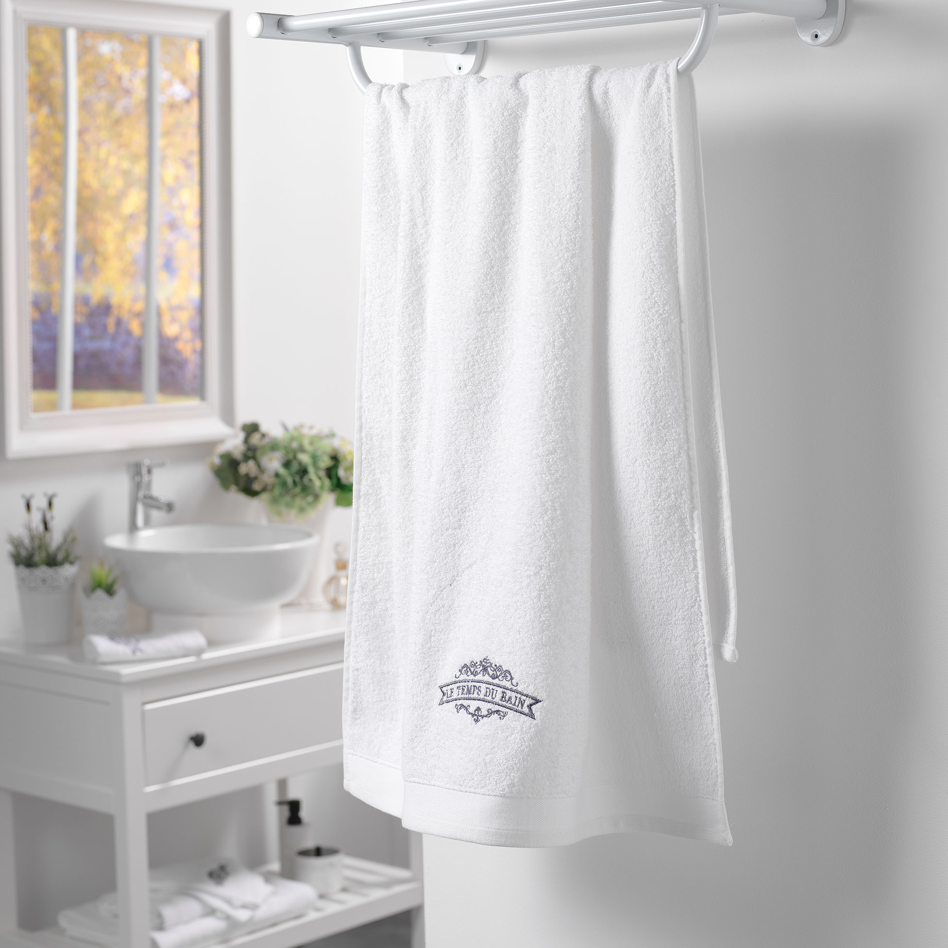 Serviette de toilette ou Drap de douche Collection Le Temps du Bain