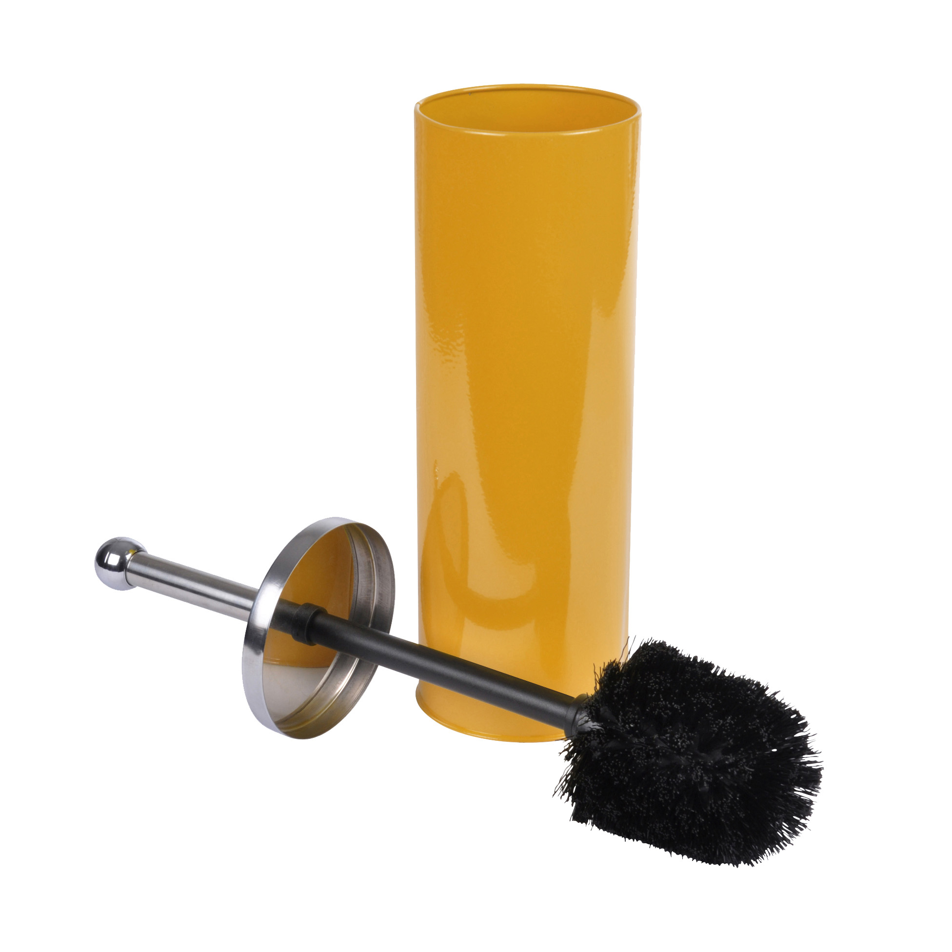 Brosse de toilette 9.5 x 37 cm Metalia ocre