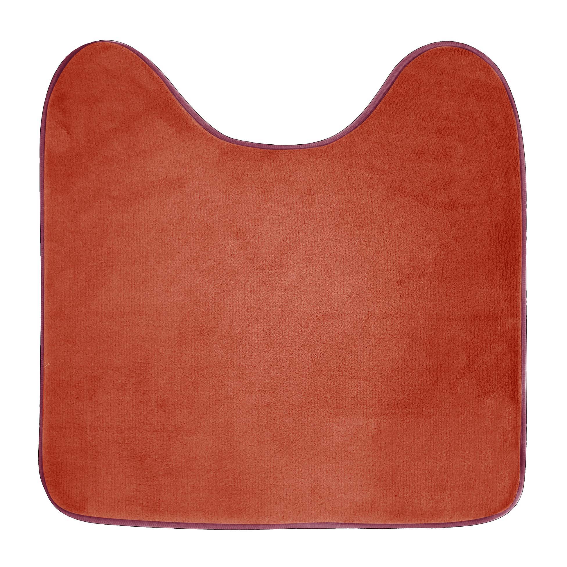 Tapis contour de WC vitamine terracotta