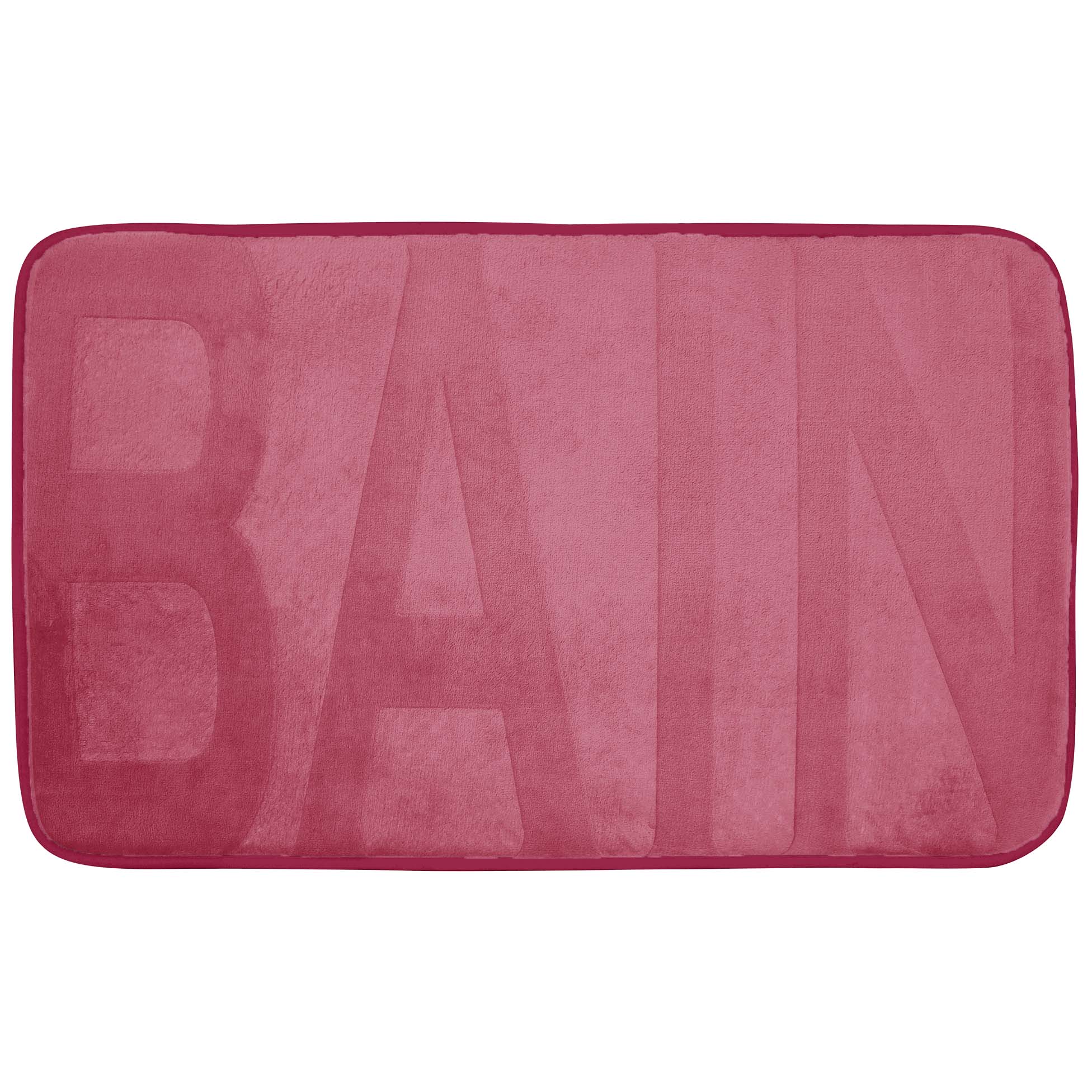 Tapis de bain Vitamine 45 x 75 cm Bain Framboise