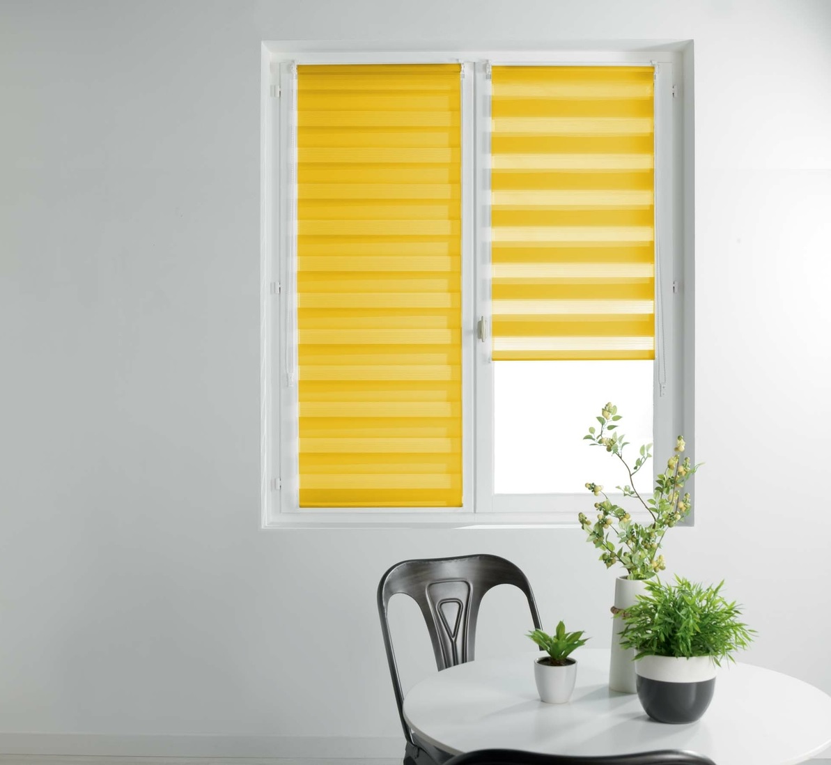 Store enrouleur 60 x 90 cm Day-night jaune