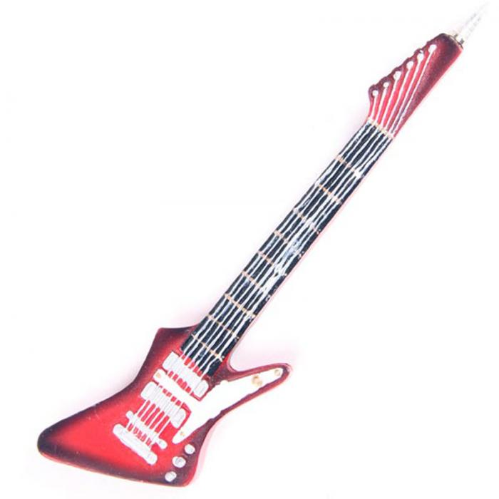 Stylo guitare lectrique rouge