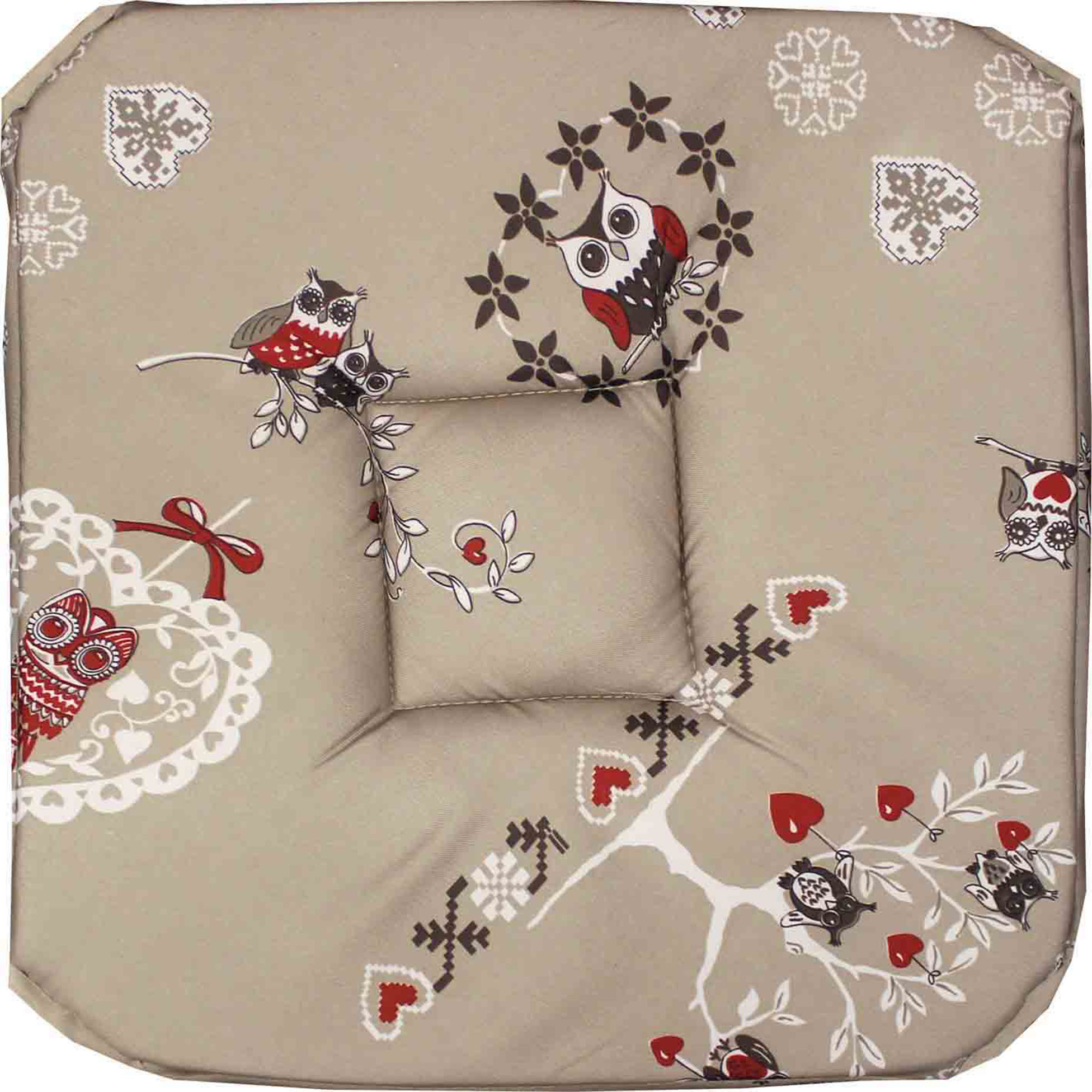 Coussin Galette de chaise Modele Chouette