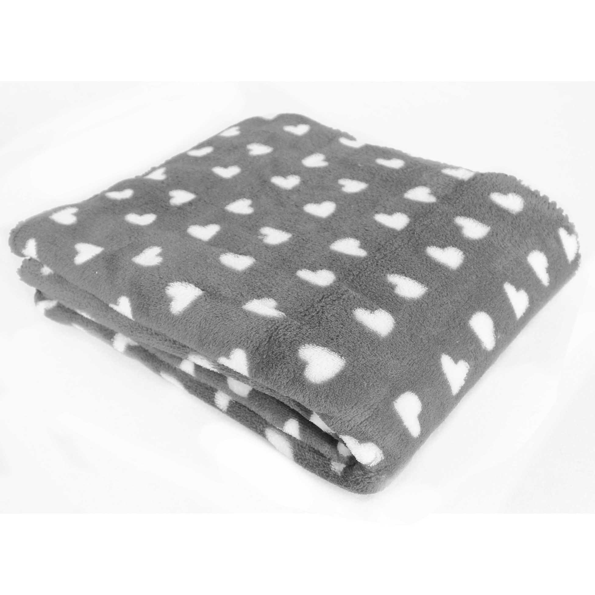 Plaid Couverture sweet lovely gris