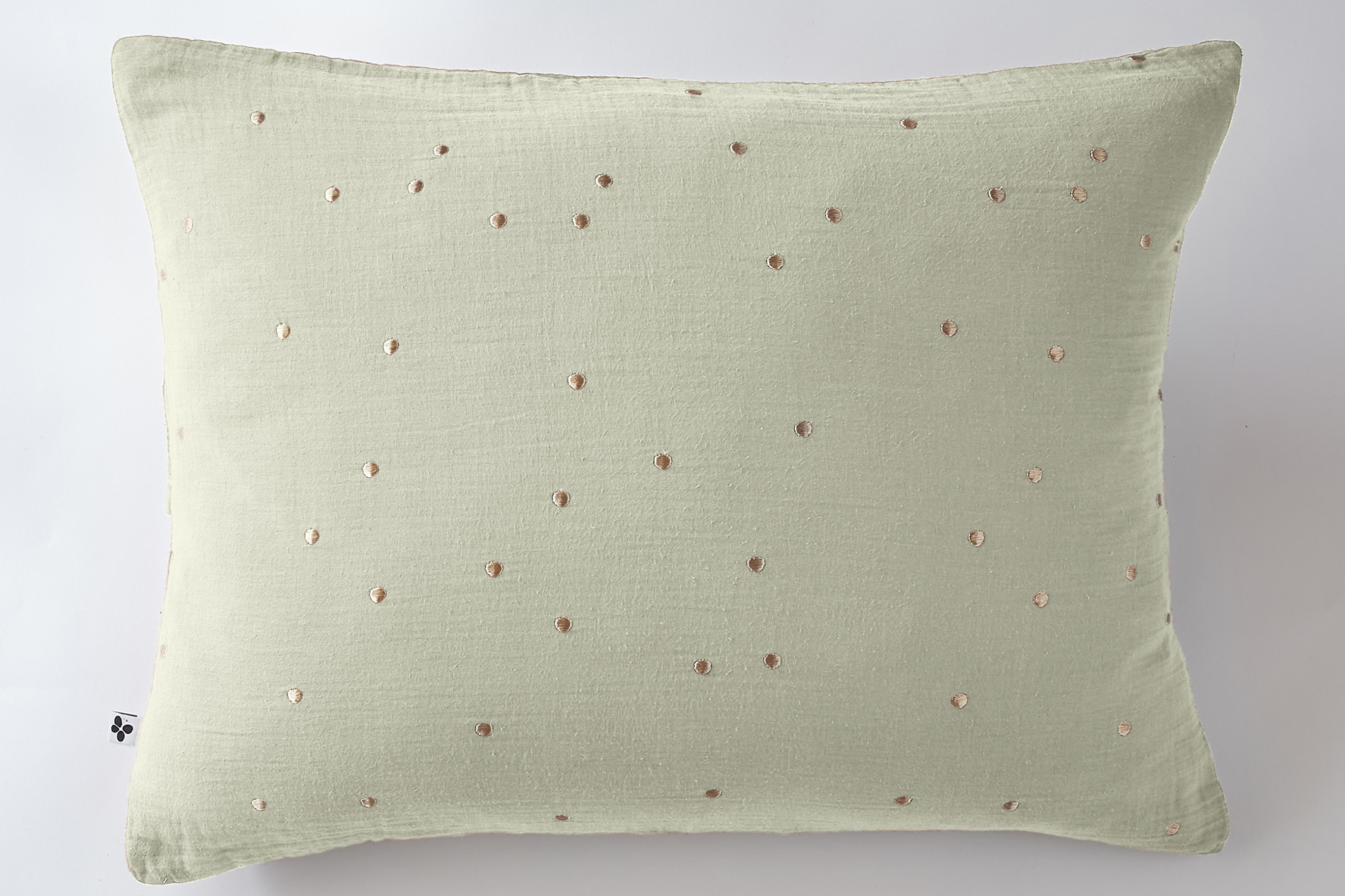 Taie d'oreiller Gaze Coton 50 x 70 cm Gaia Chics Vert d'eau