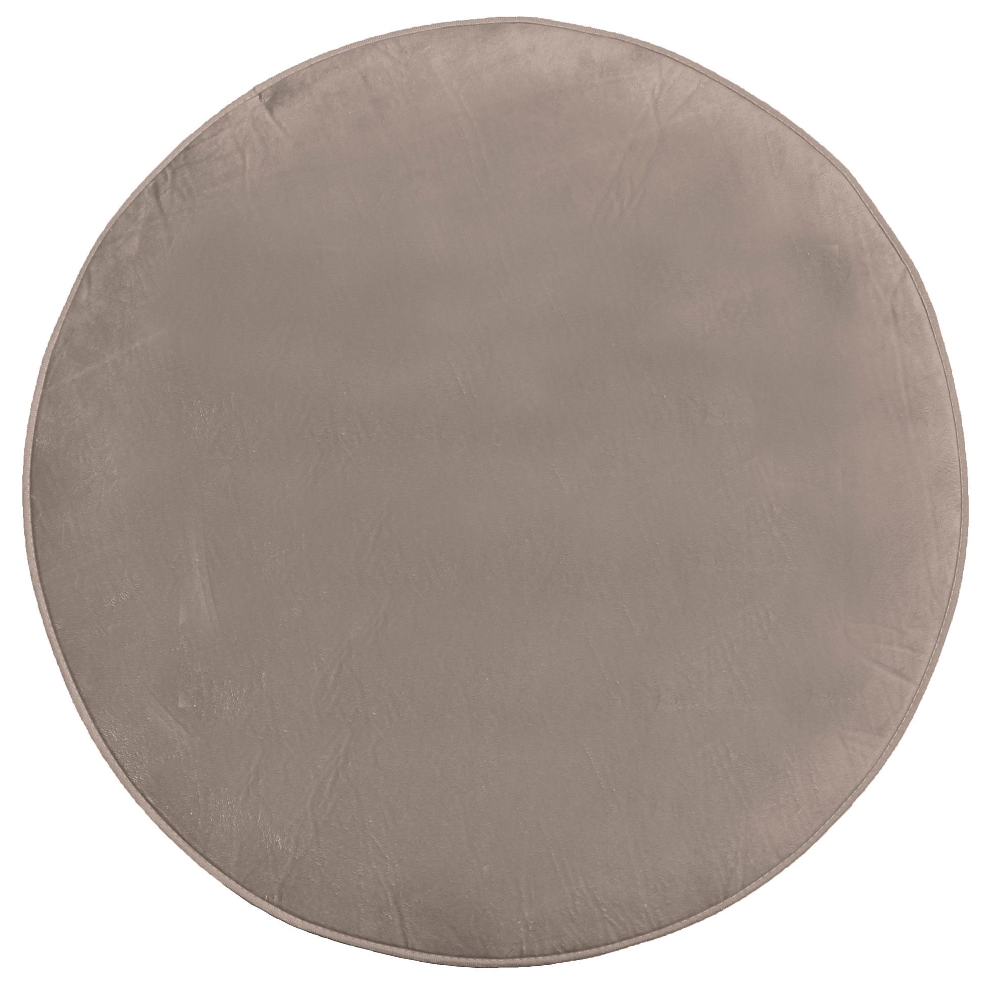 Tapis rond velours uni Collection Louna