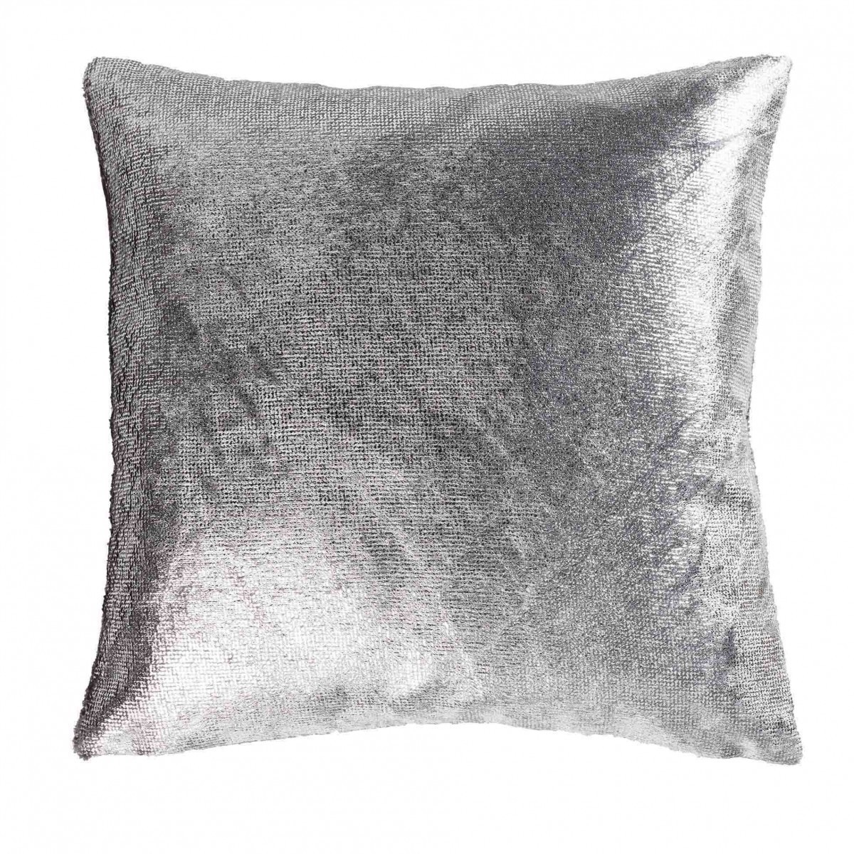 Housse de coussin Collection Velours Argent Brillant C1062