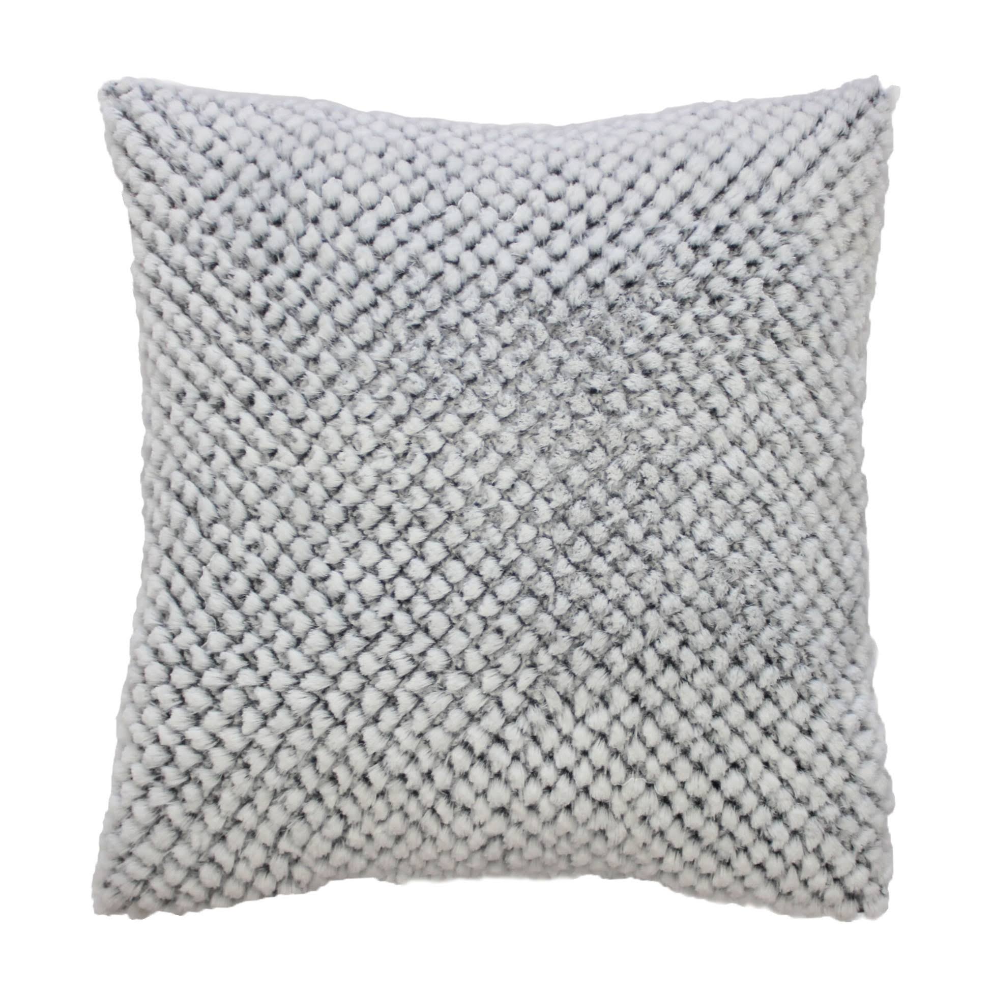 Coussin polyester a poil doux 40 x 40 cm Modele Yuma