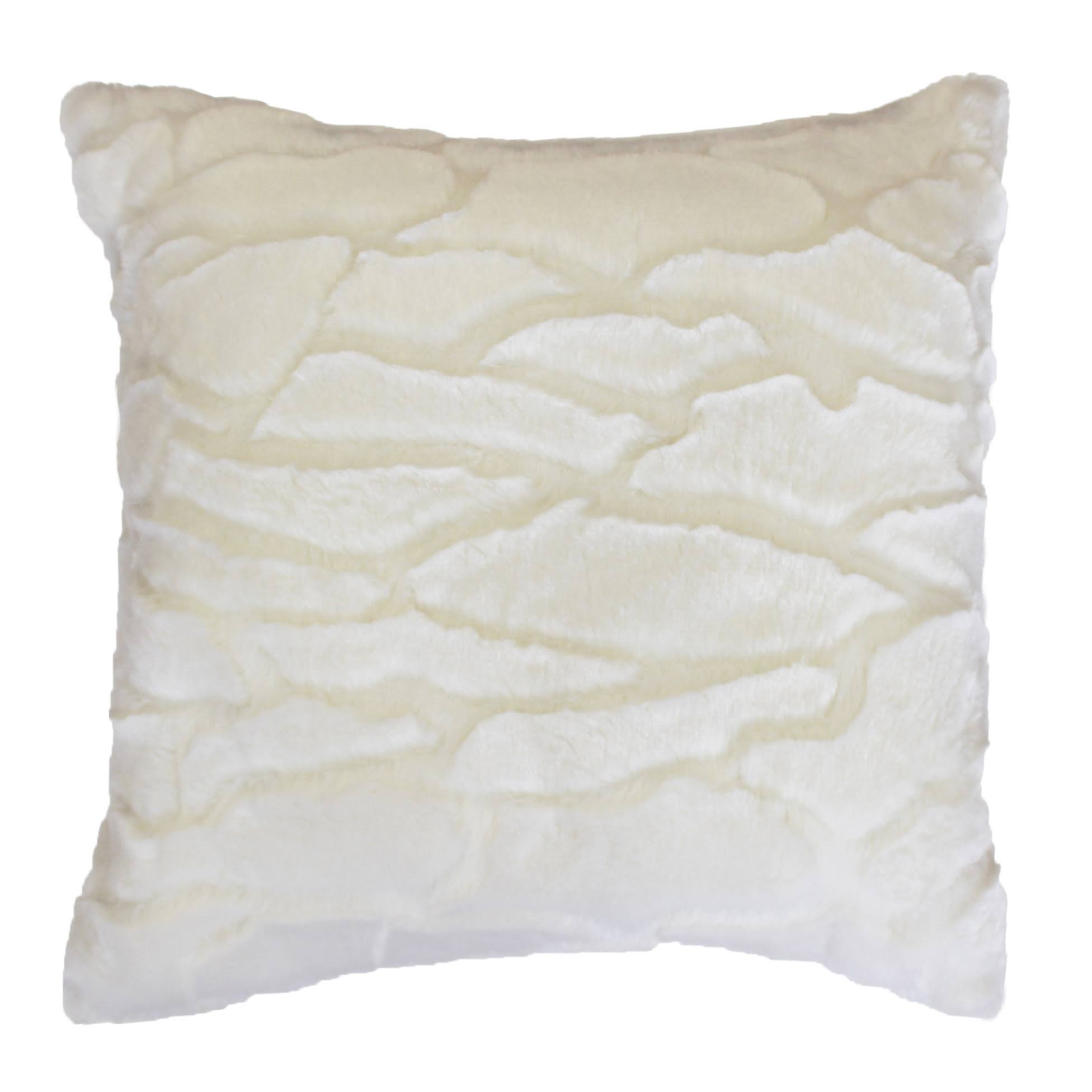 Coussin Poil doux polyester imitation Fourrure Collection Ecaille