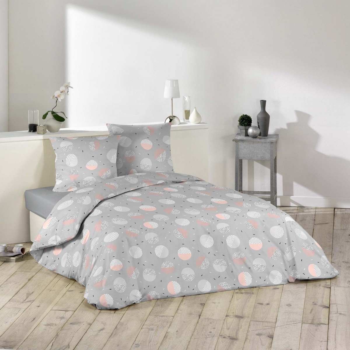 Parure Housse de couette Microfibre Collection Elsa