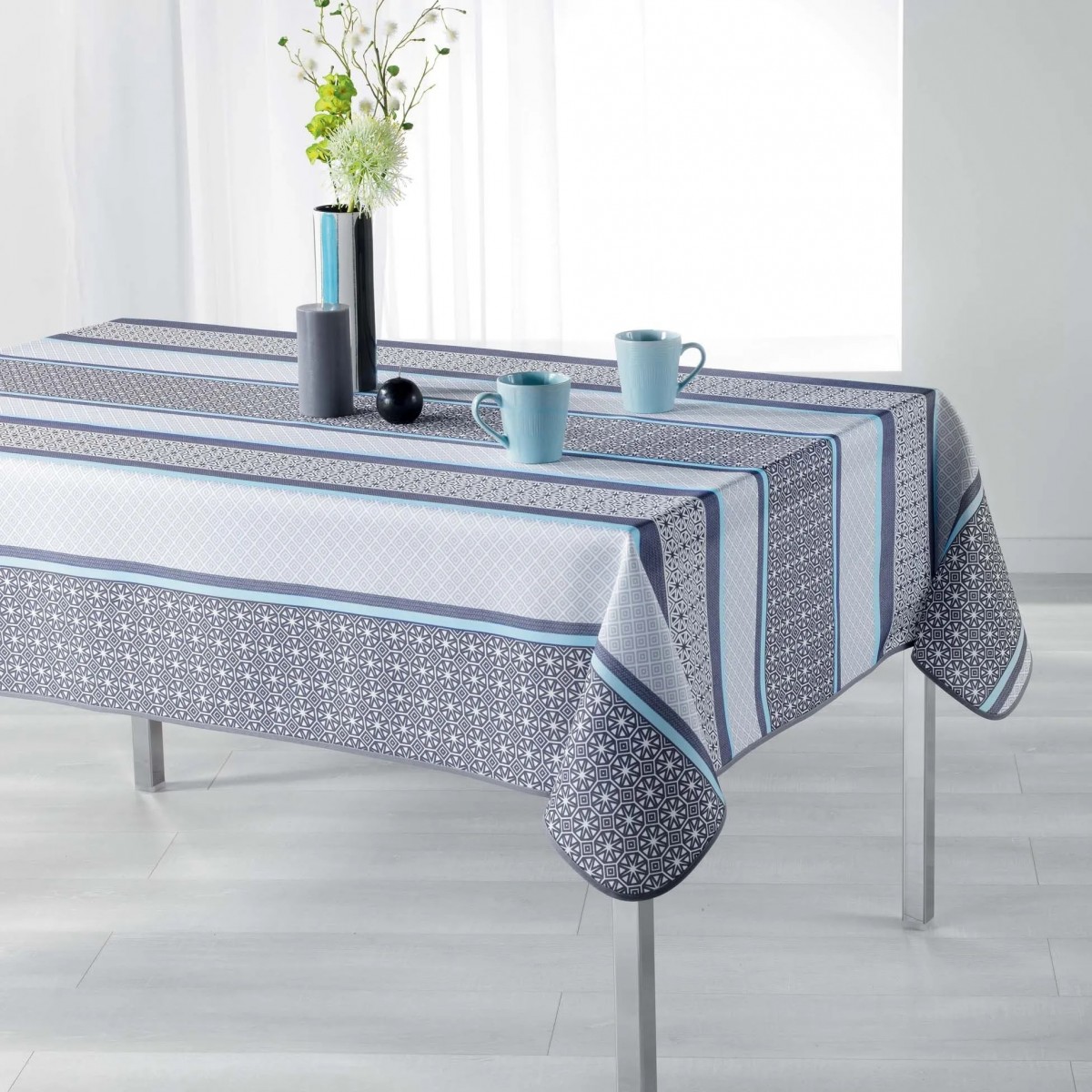 Nappe 140x200cm Feliz bleu