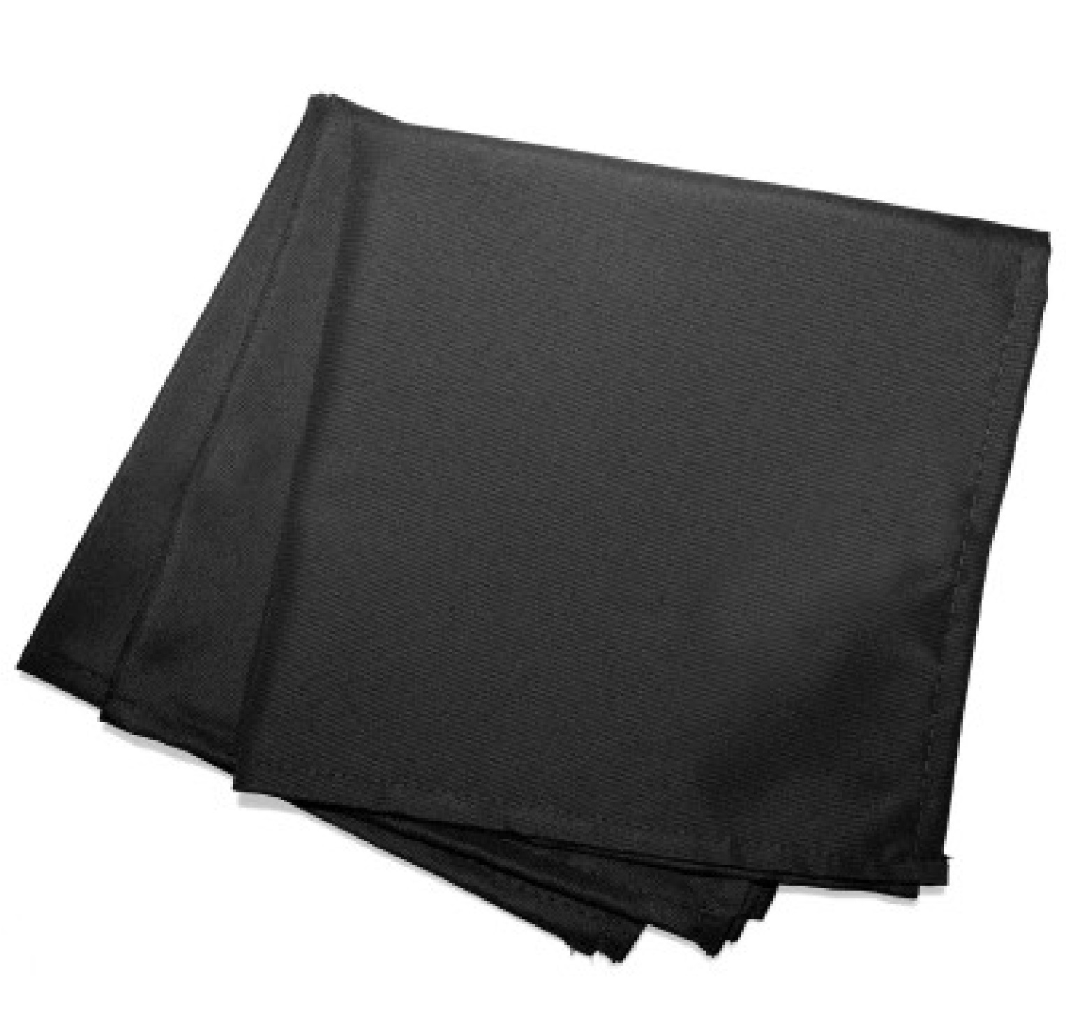 3 Serviettes de table Noir 40 x 40 cm