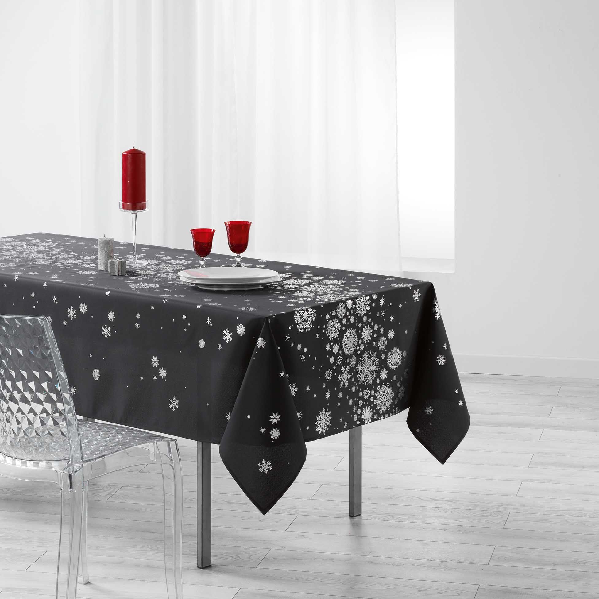 Nappe rectangle Argent Collection Constellation