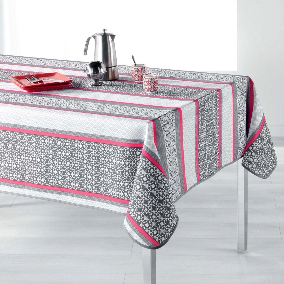 Nappe 140x200cm Feliz corail