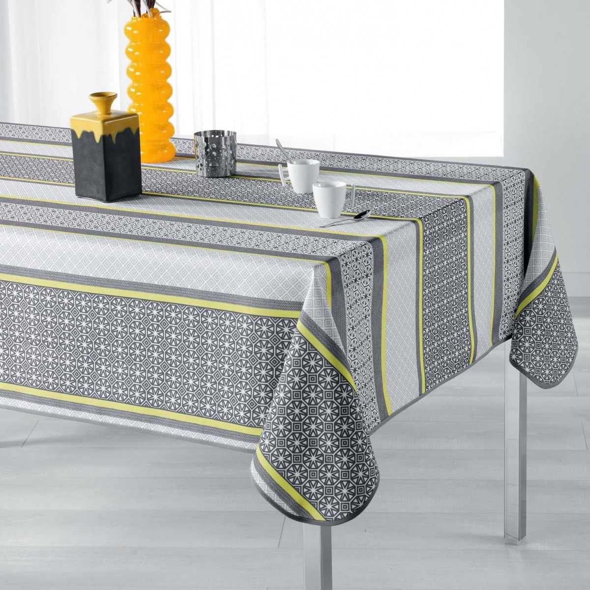 Nappe 140x240cm Feliz jaune