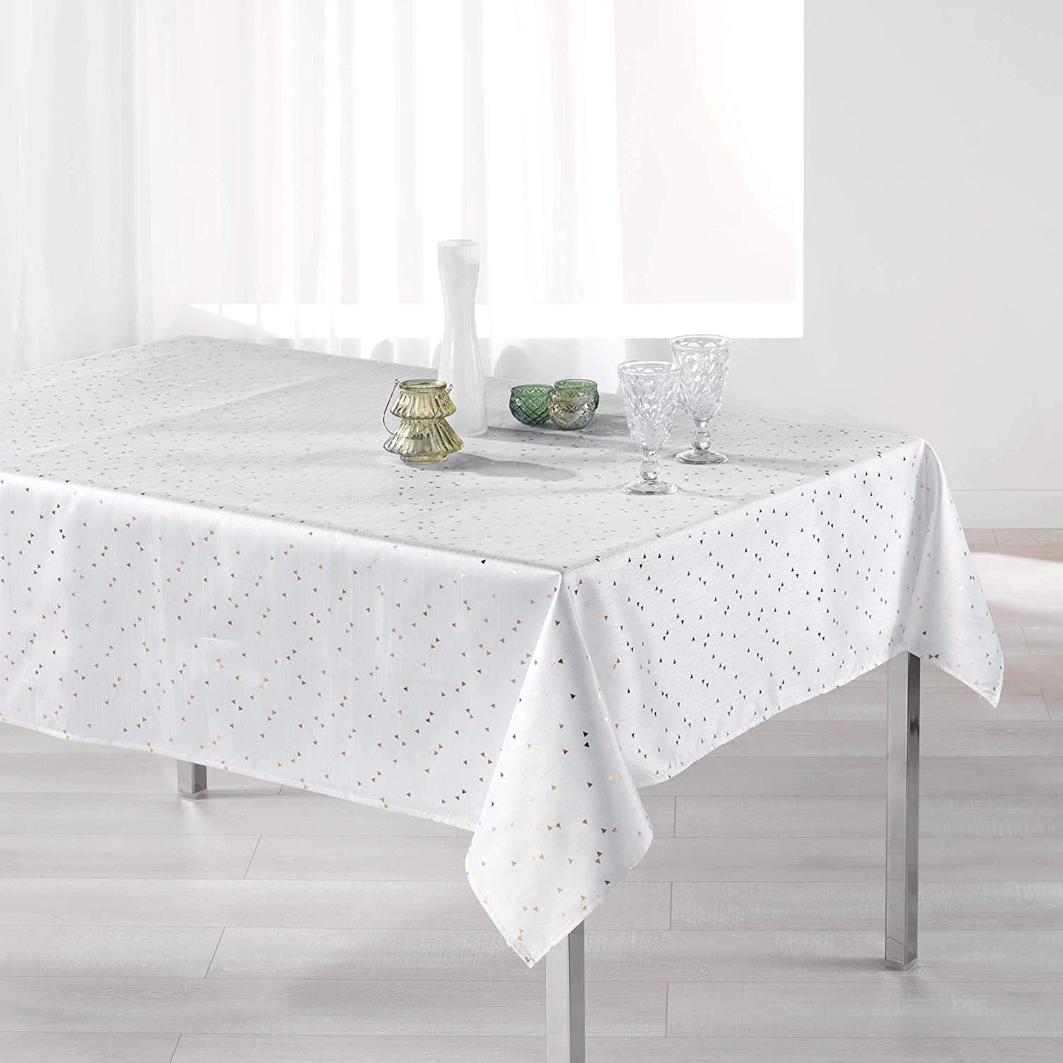 Nappe 150x300cm Safina blanc