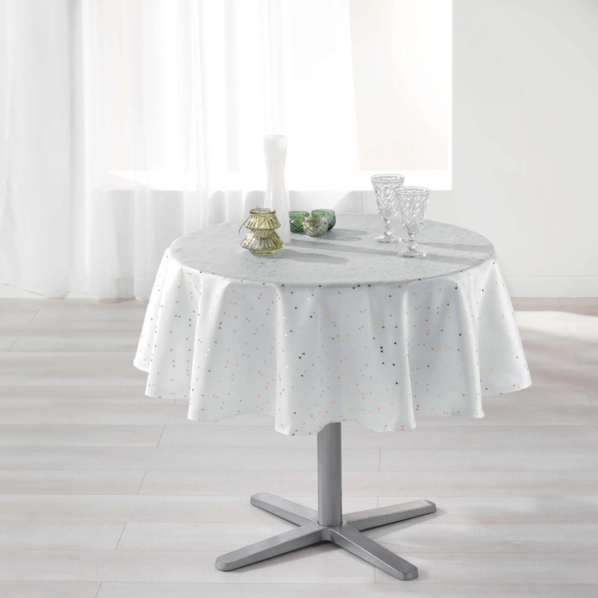 Nappe Safina blanche 180 cm